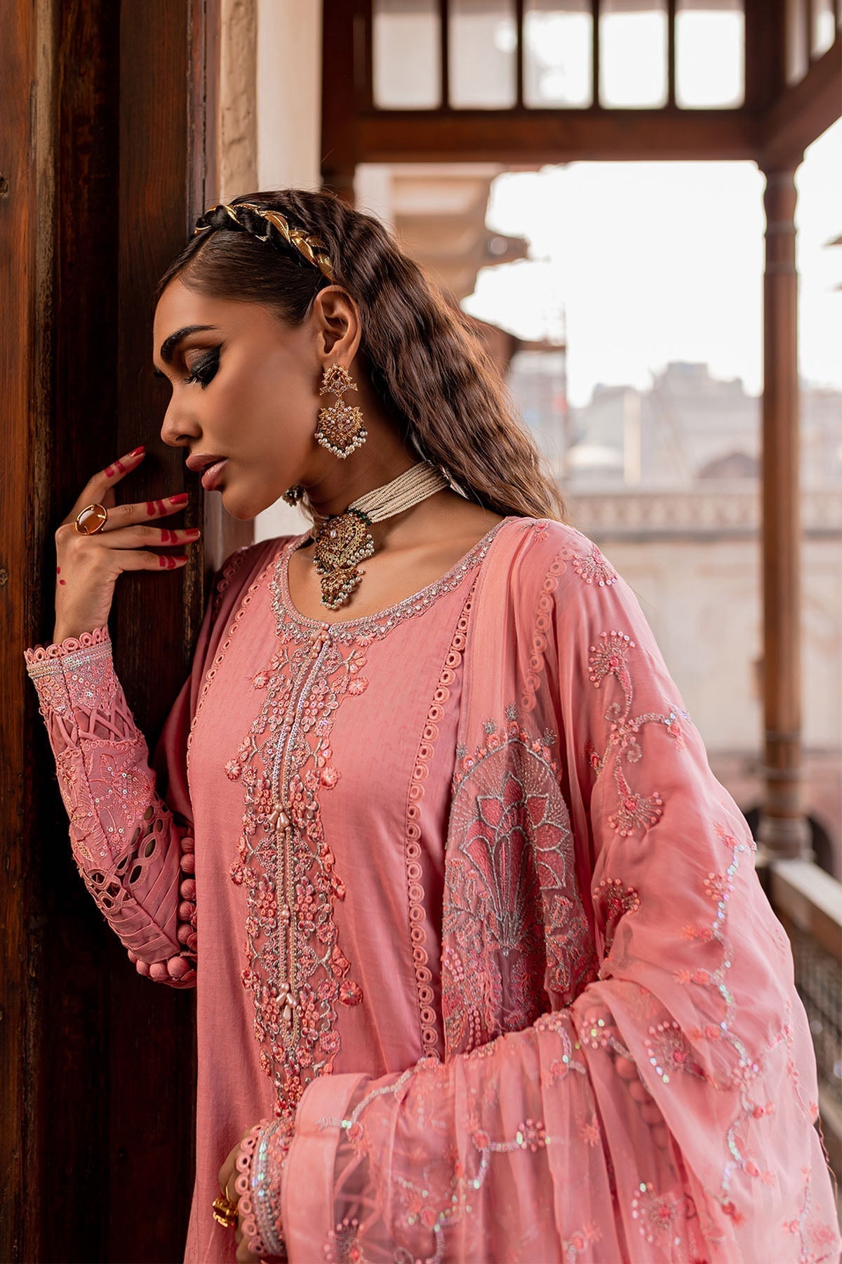 Nureh | Lawn Jacquard | NS-76 - House Of Hania