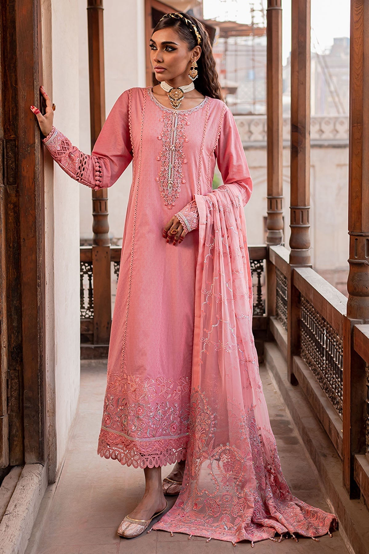 Nureh | Lawn Jacquard | NS-76 - House Of Hania