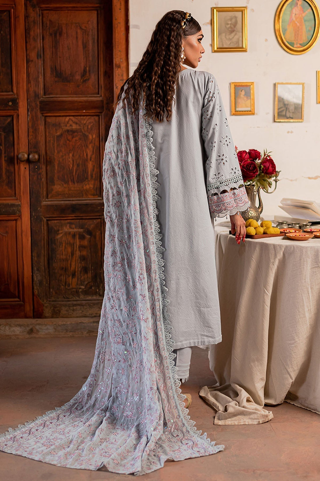 Nureh | Lawn Jacquard | NS-79 - House Of Hania