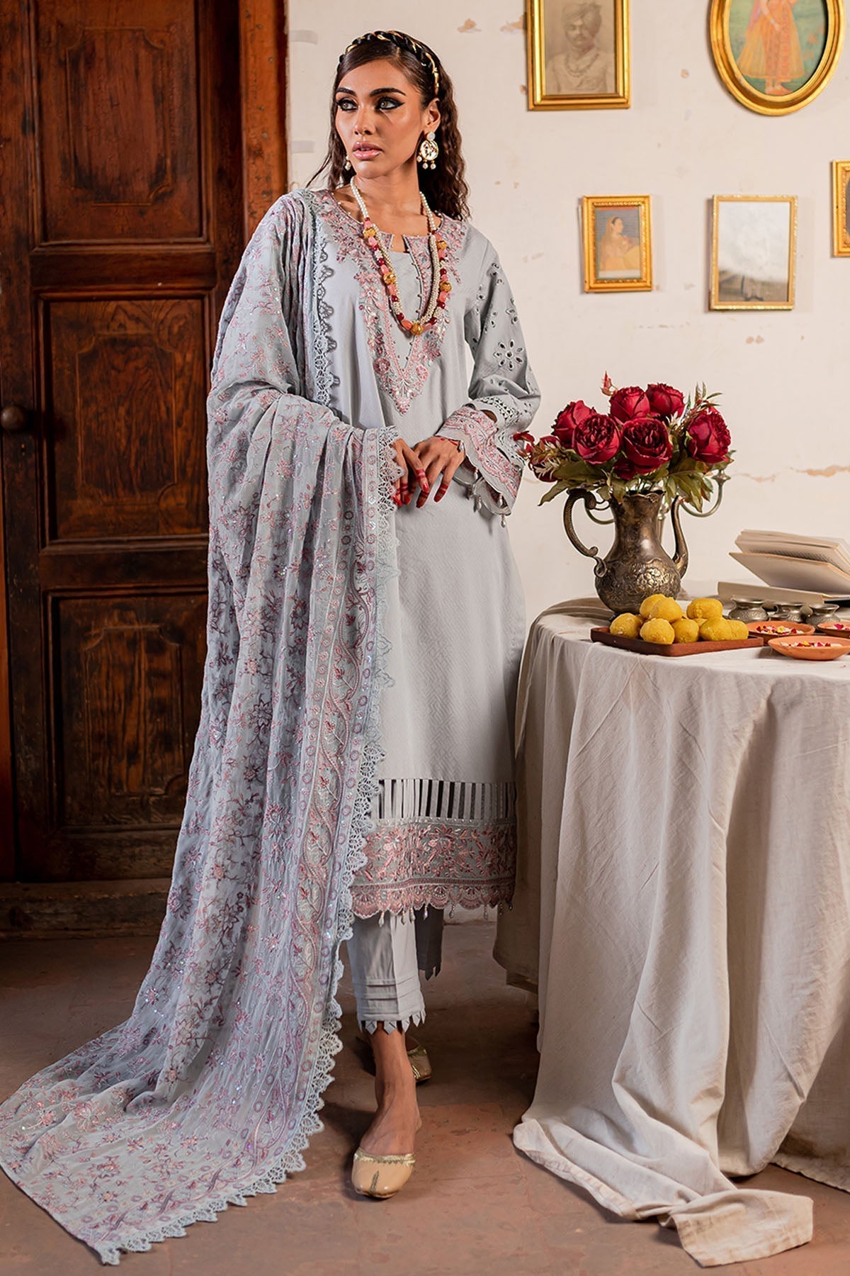 Nureh | Lawn Jacquard | NS-79 - House Of Hania
