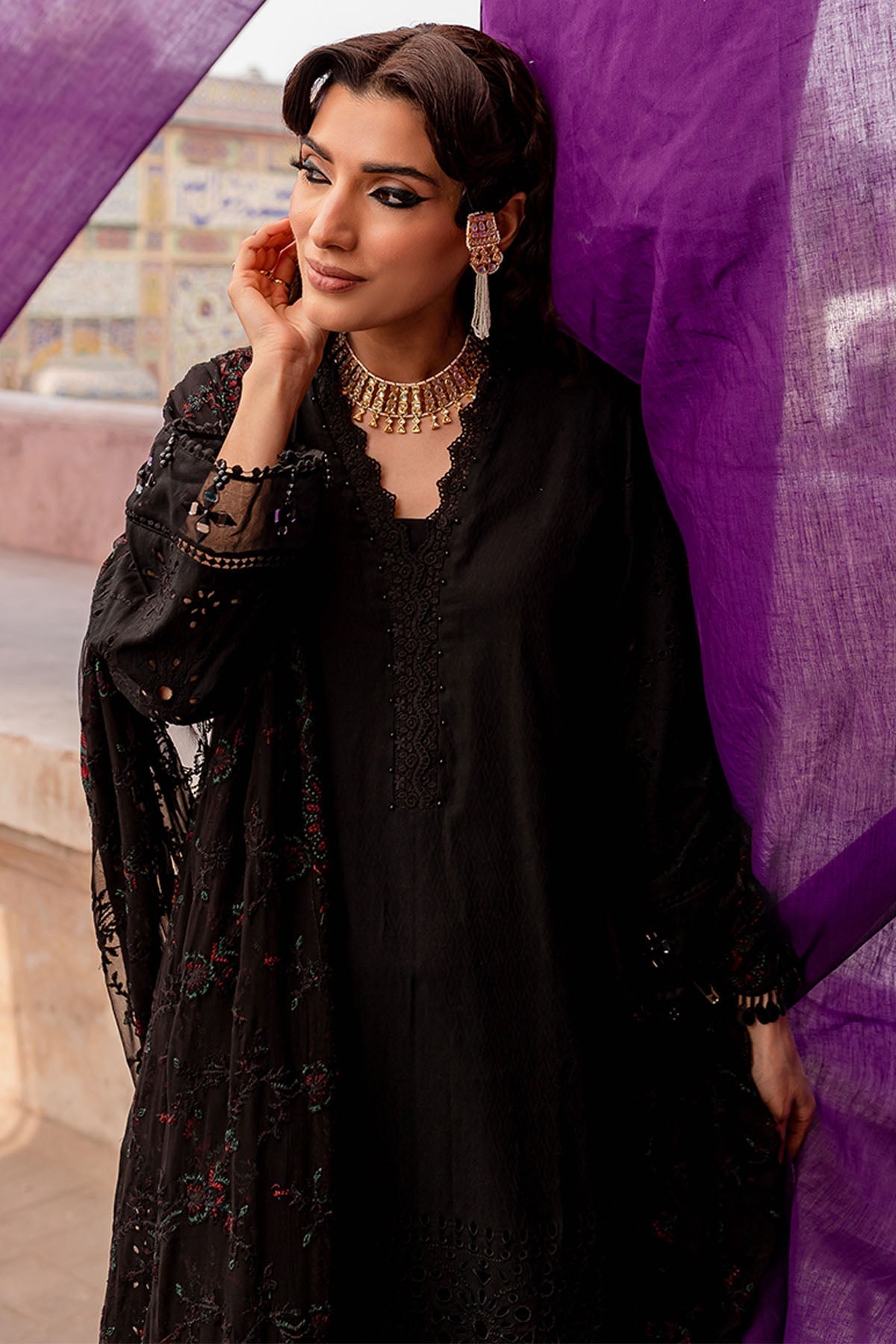 Nureh | Lawn Jacquard | NS-80 - House Of Hania