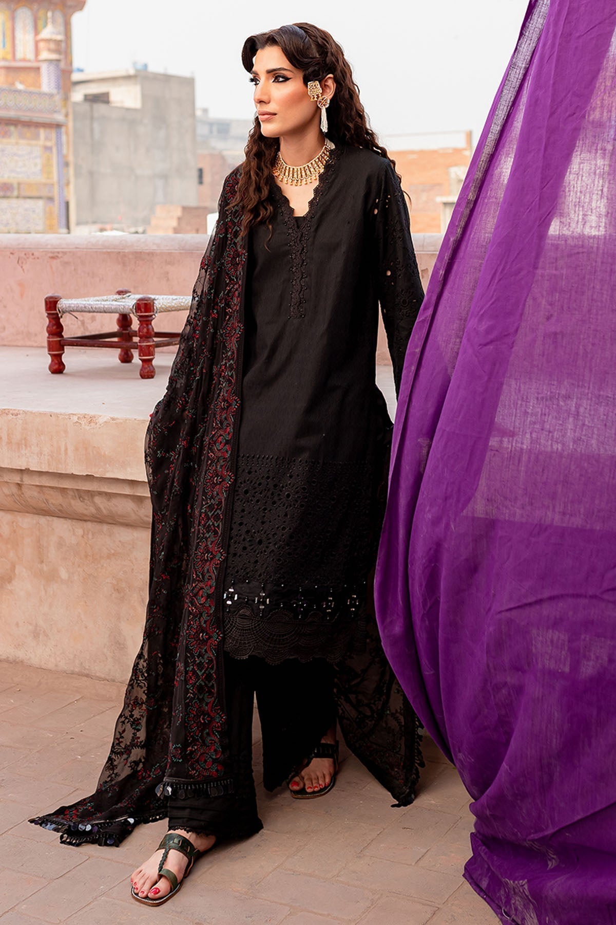 Nureh | Lawn Jacquard | NS-80 - House Of Hania