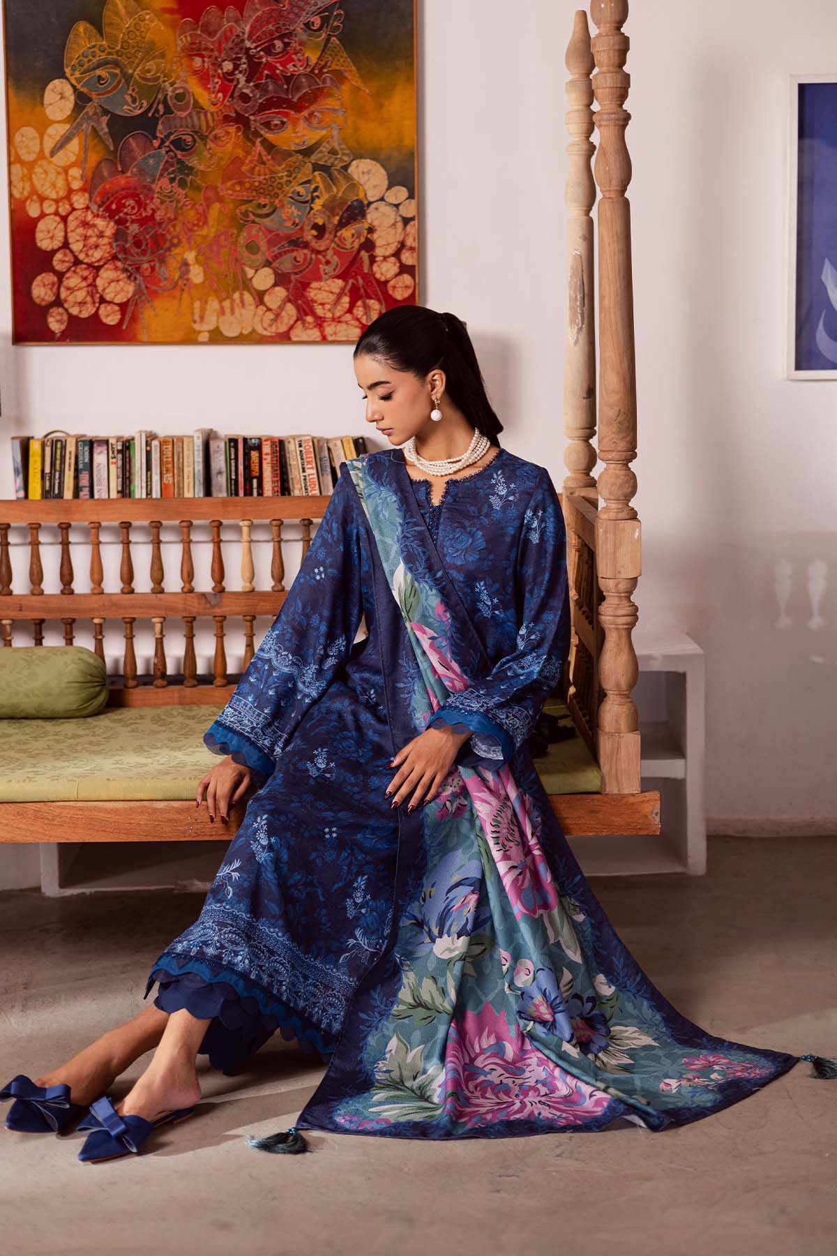 Nureh | Linen Jacquard | SP-188 - House Of Hania