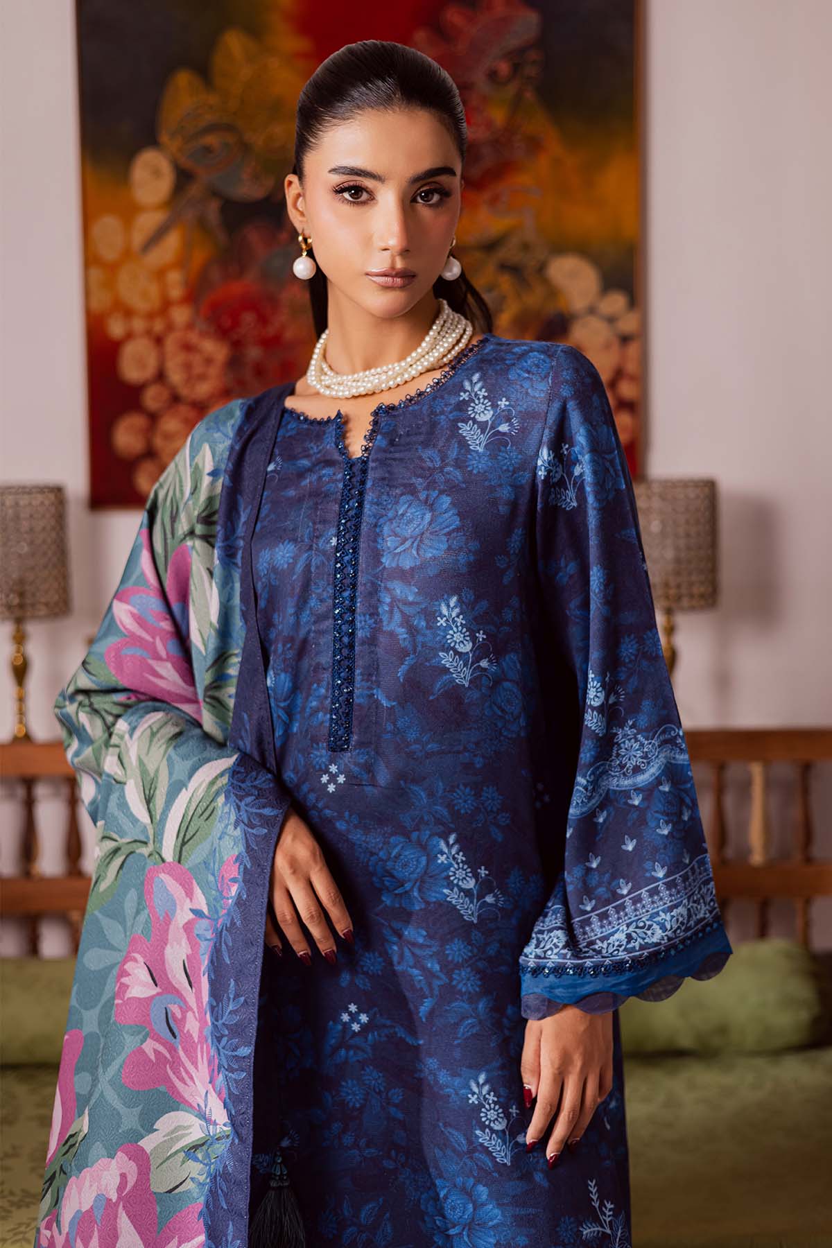 Nureh | Linen Jacquard | SP-188 - House Of Hania