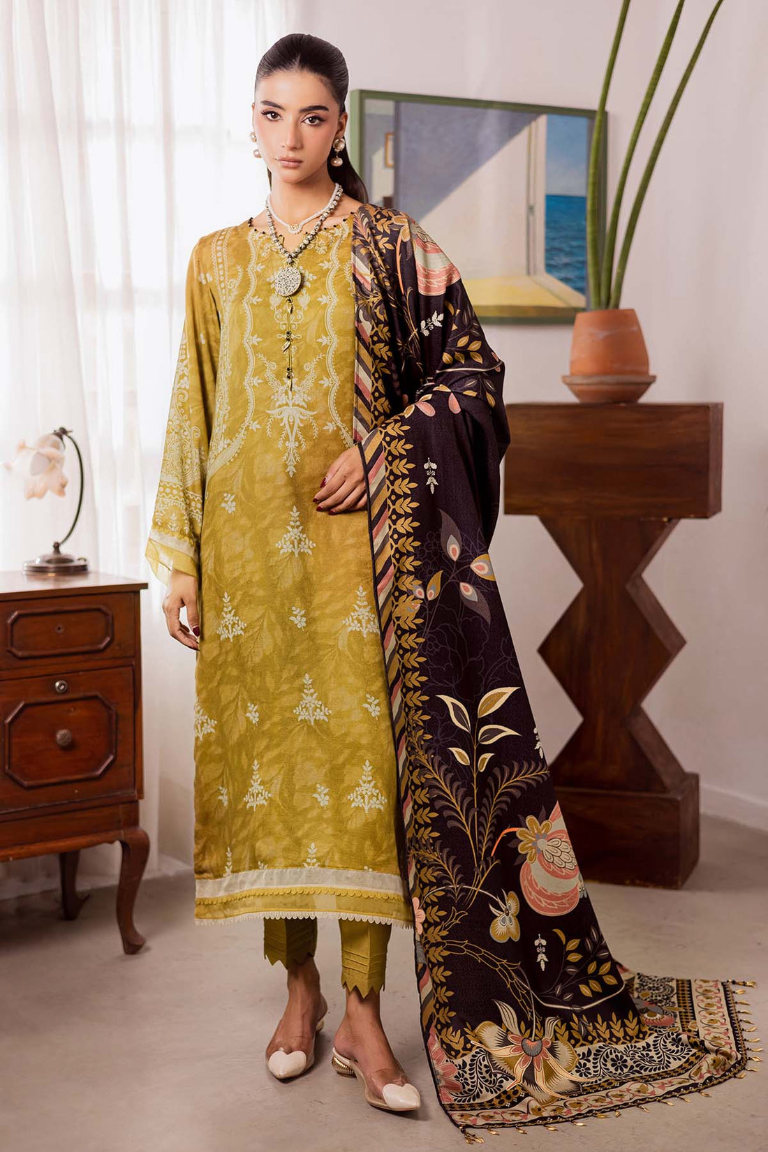 Nureh | Linen Jacquard |  SP-189 - House Of Hania