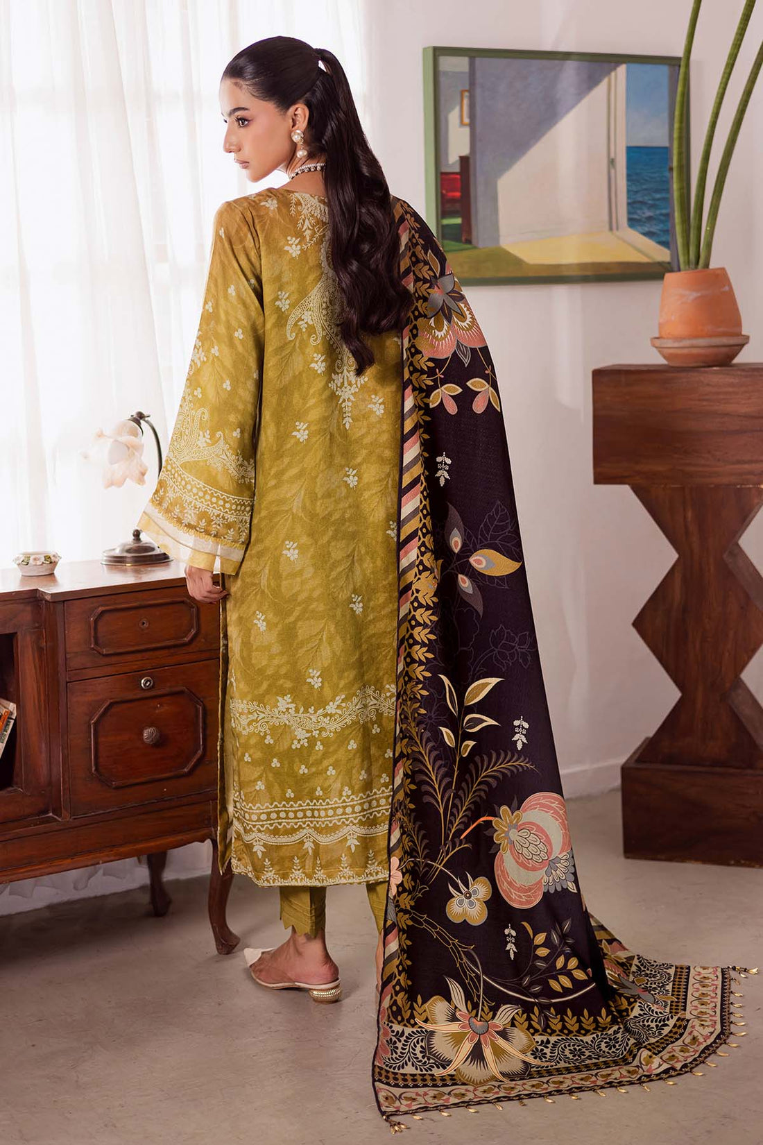 Nureh | Linen Jacquard |  SP-189 - House Of Hania