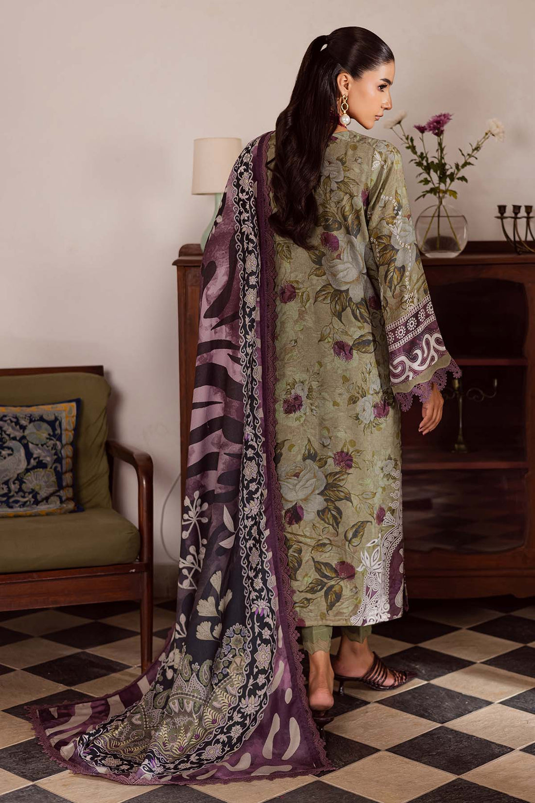 Nureh | Linen Jacquard | SP-191 - House Of Hania