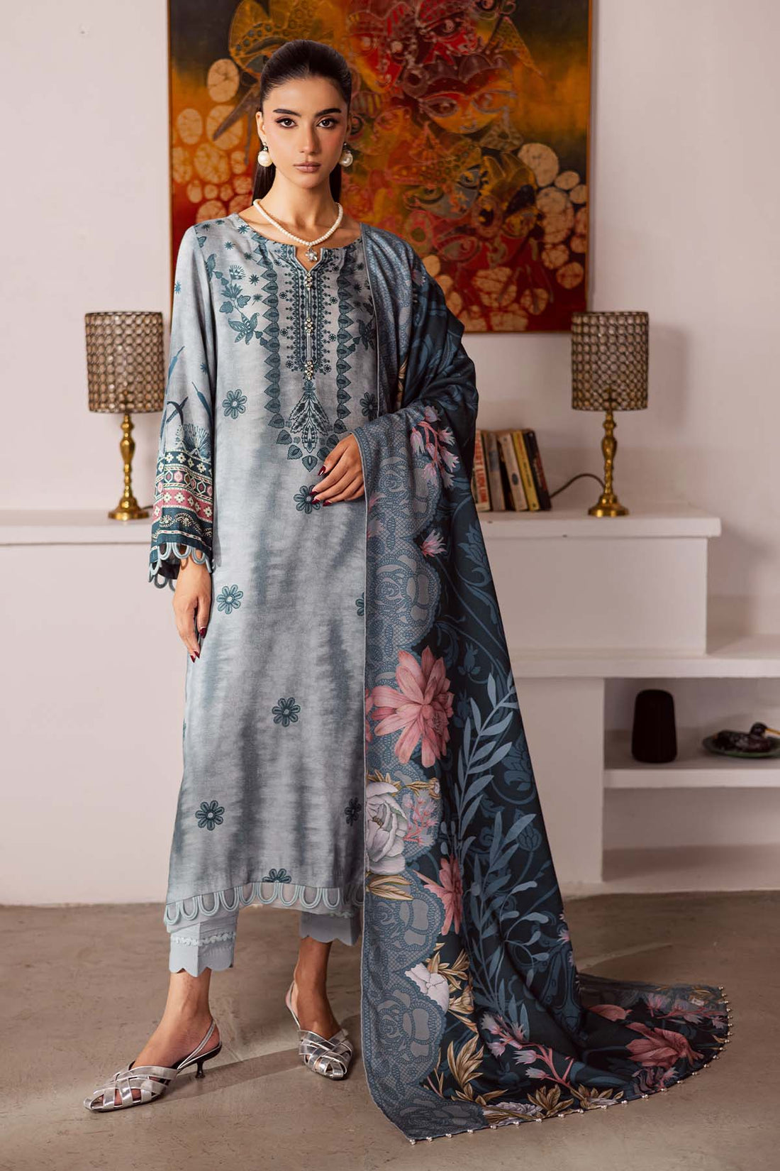 Nureh | Linen Jacquard | SP-193 - House Of Hania
