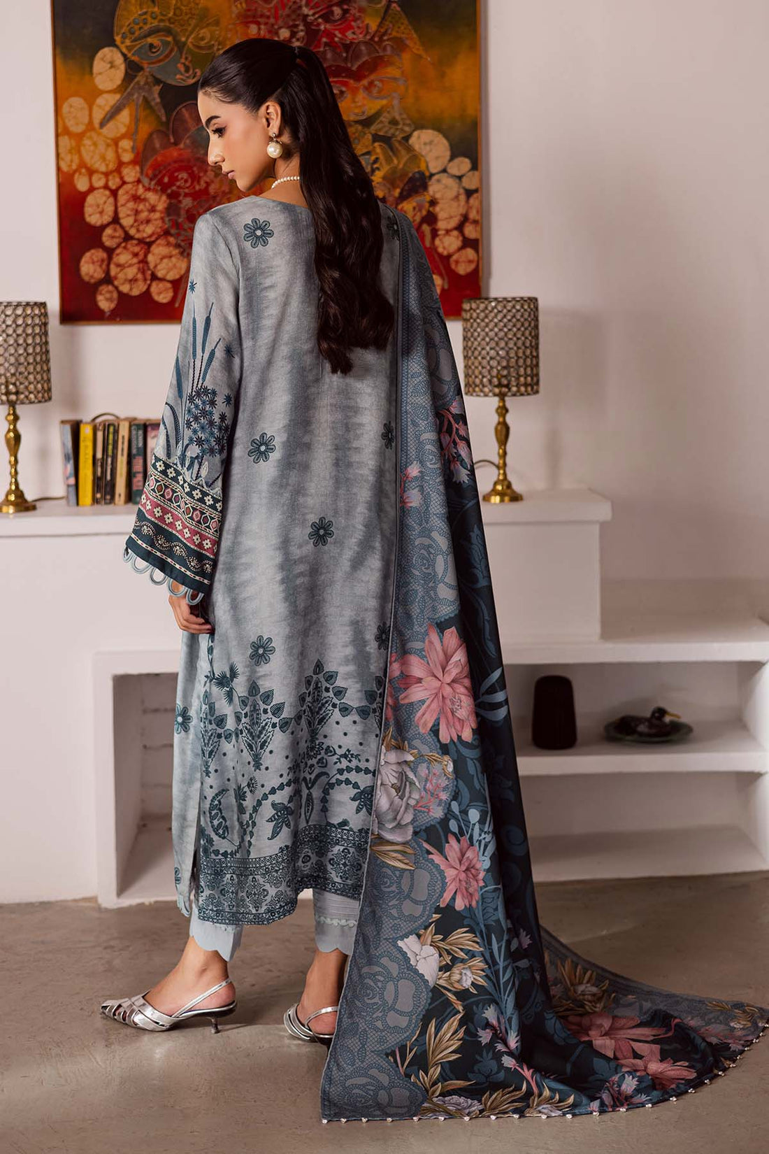 Nureh | Linen Jacquard | SP-193 - House Of Hania