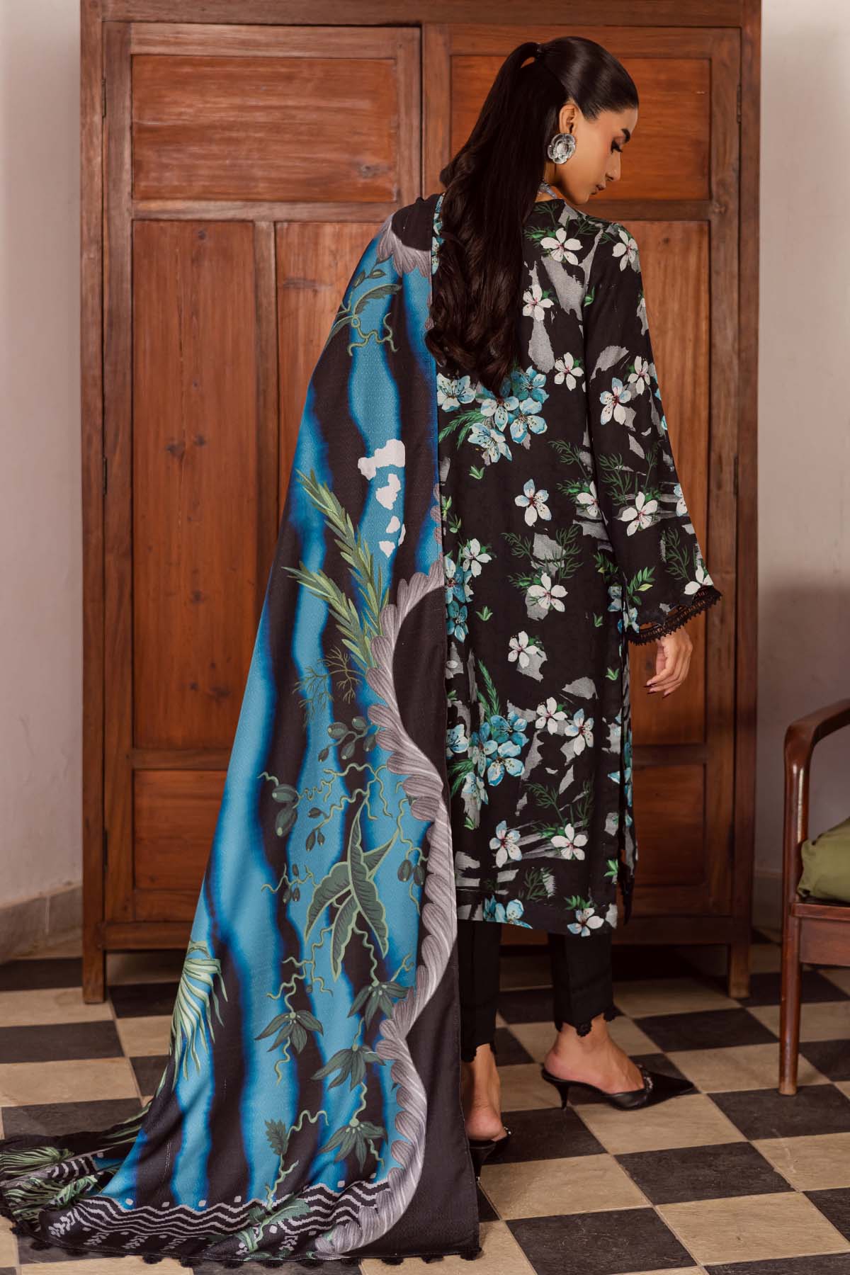 Nureh | Linen Jacquard | SP-194 - House Of Hania