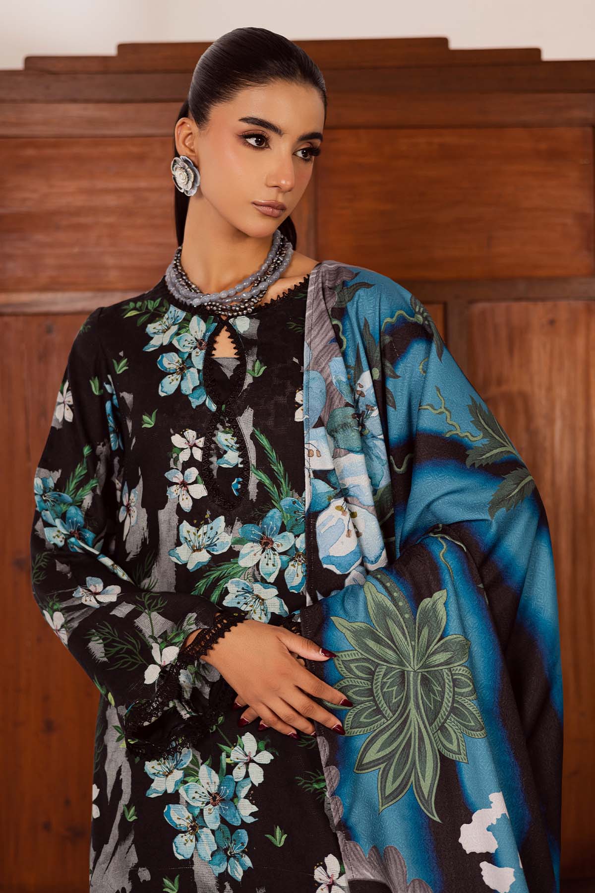 Nureh | Linen Jacquard | SP-194 - House Of Hania