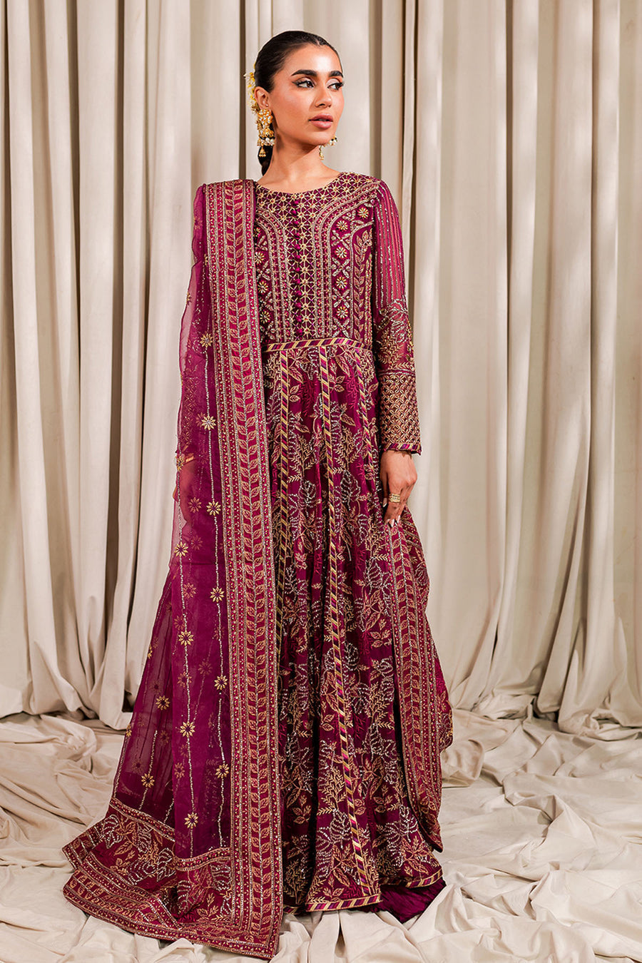 Nureh | Luxury Collection | Crimson - House Of Hania