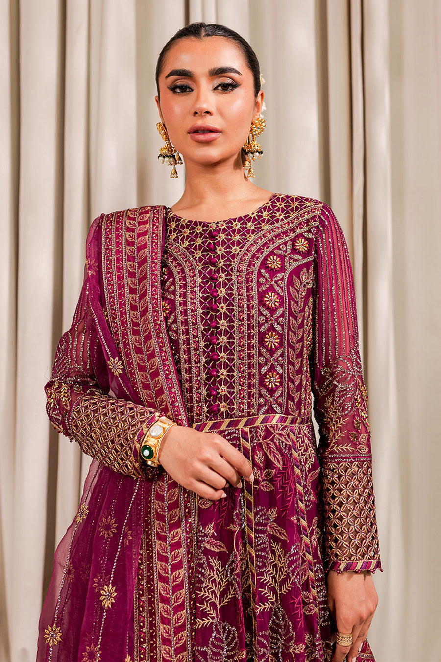 Nureh | Luxury Collection | Crimson - House Of Hania