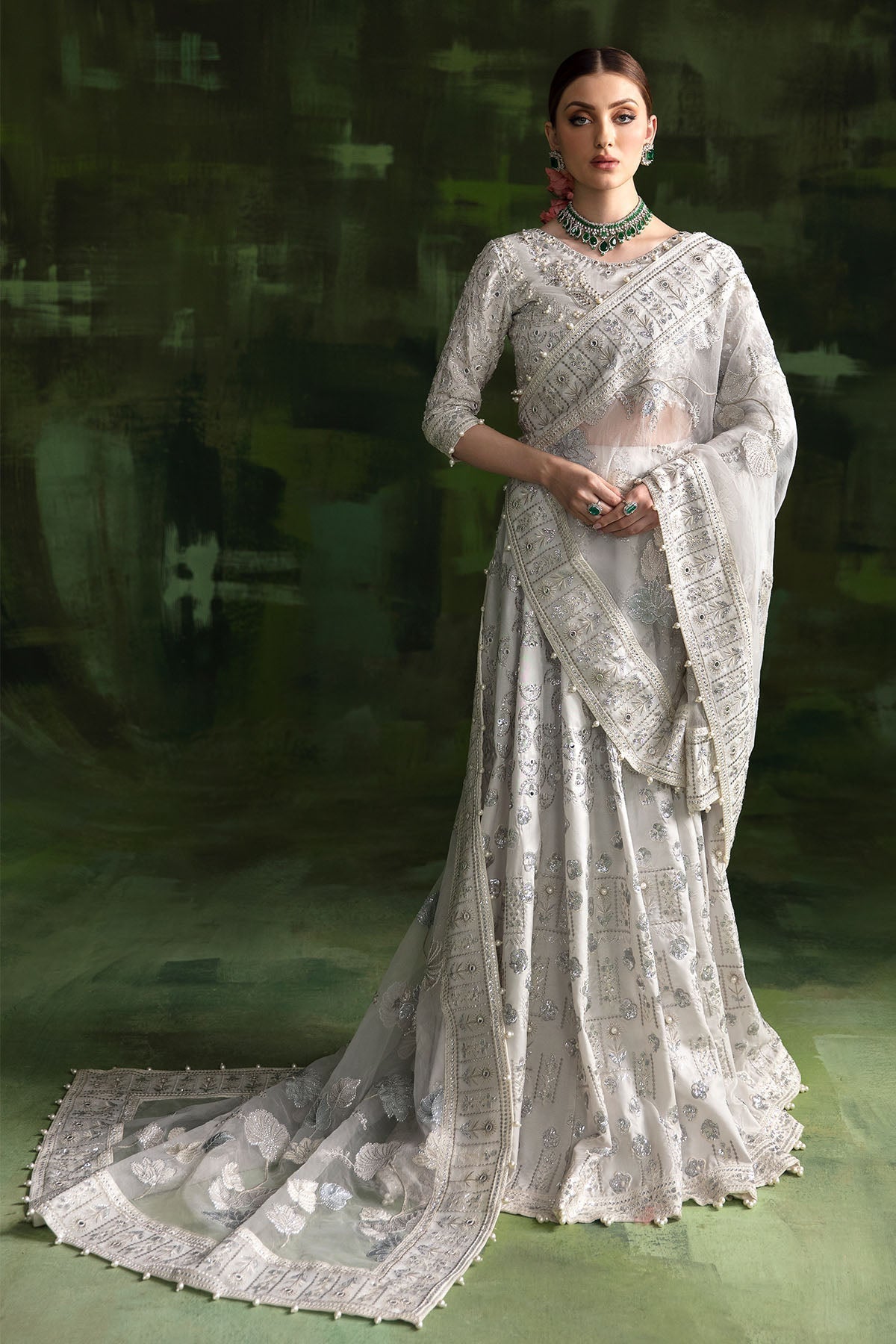 Nureh | Luxury Pret Formals | FAIRY WING - House Of Hania