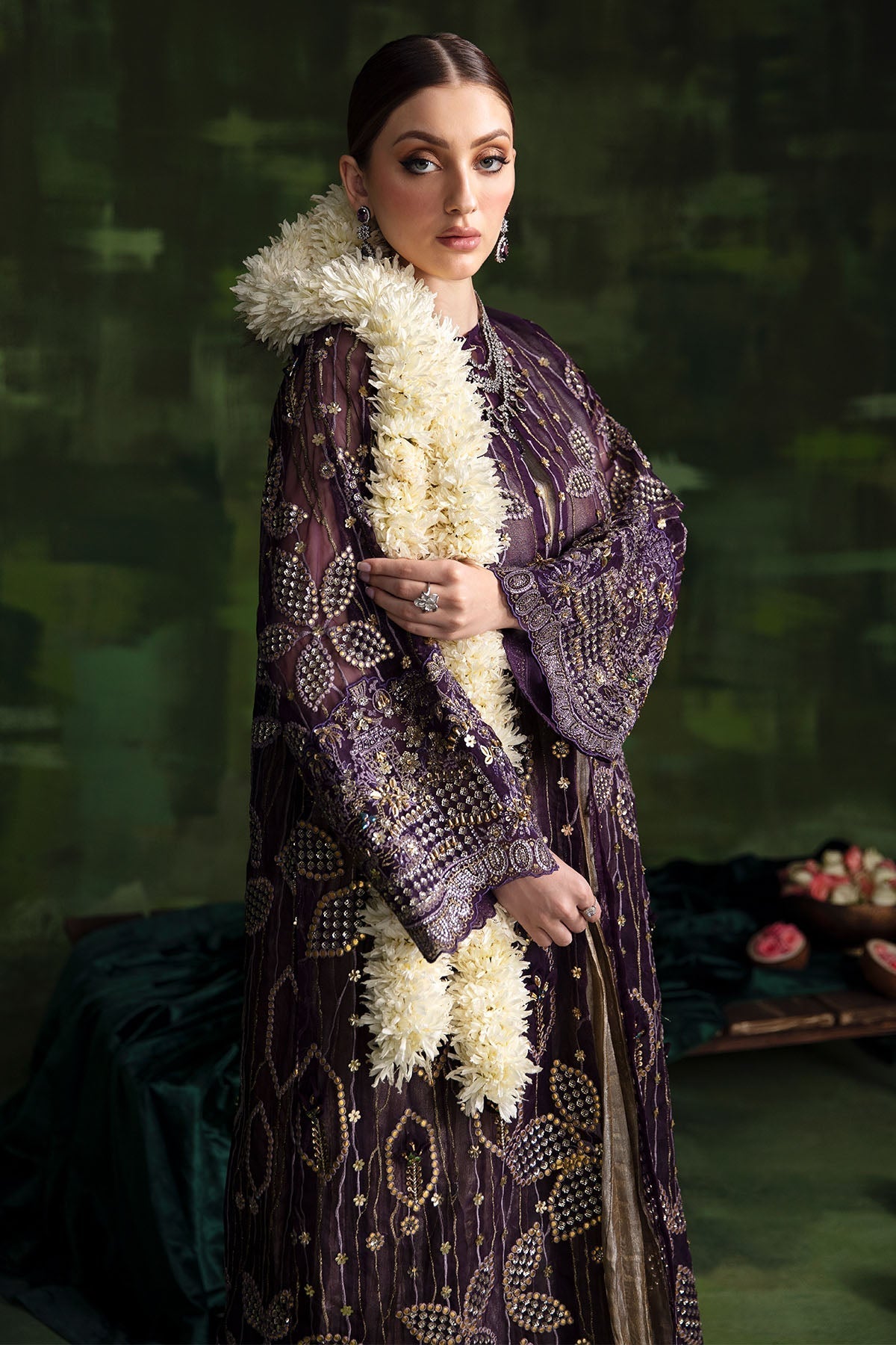 Nureh | Luxury Pret Formals | SEA FLOWER - House Of Hania