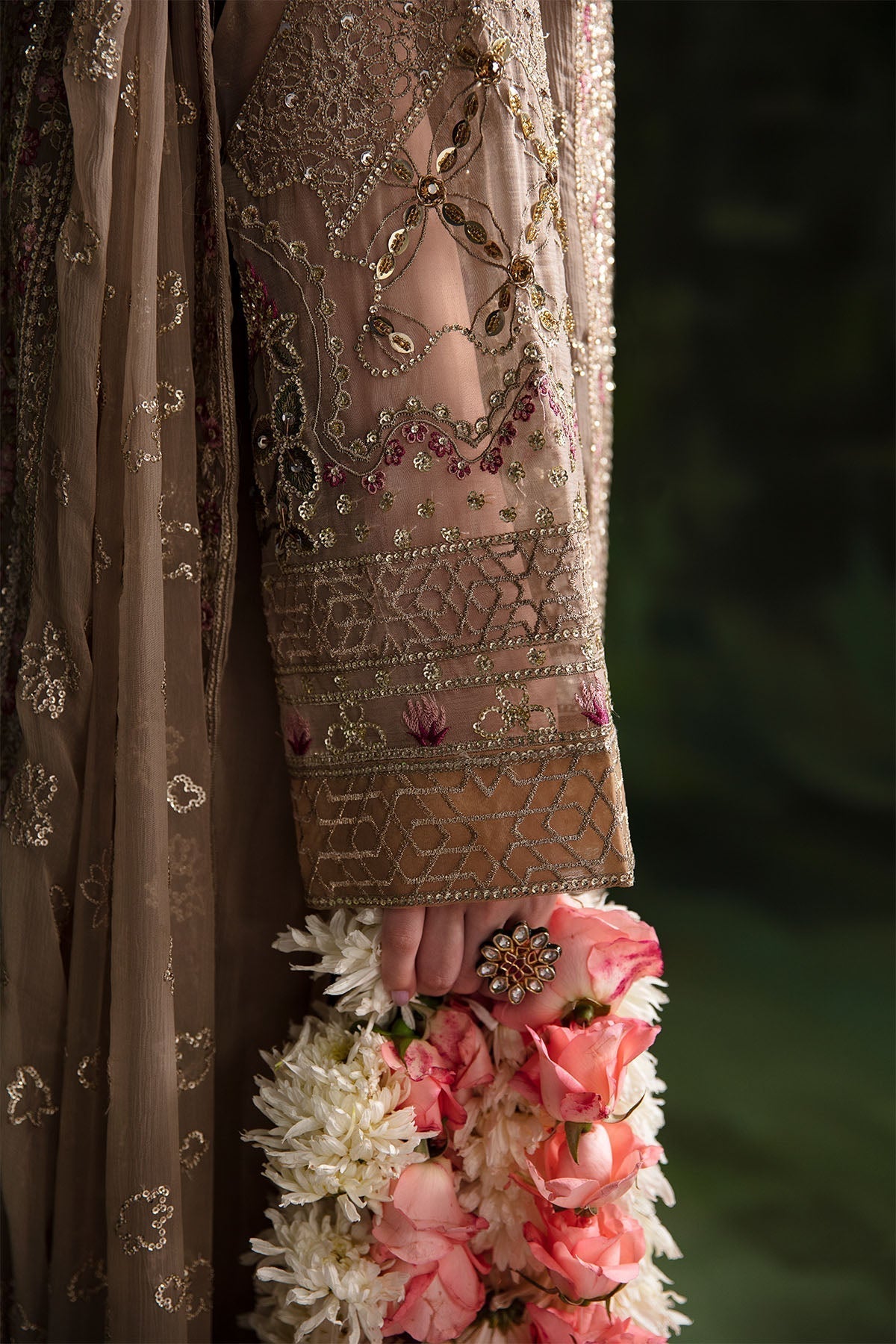 Nureh | Luxury Pret Formals | SEA SWIRL - House Of Hania