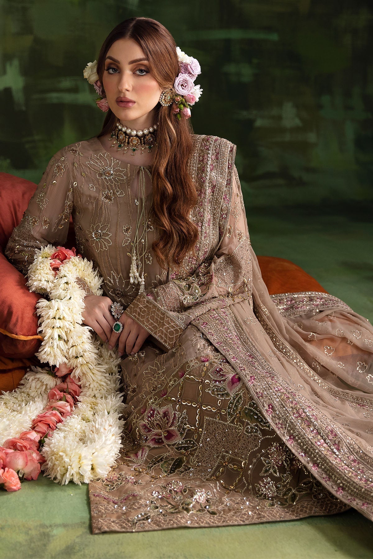 Nureh | Luxury Pret Formals | SEA SWIRL - House Of Hania