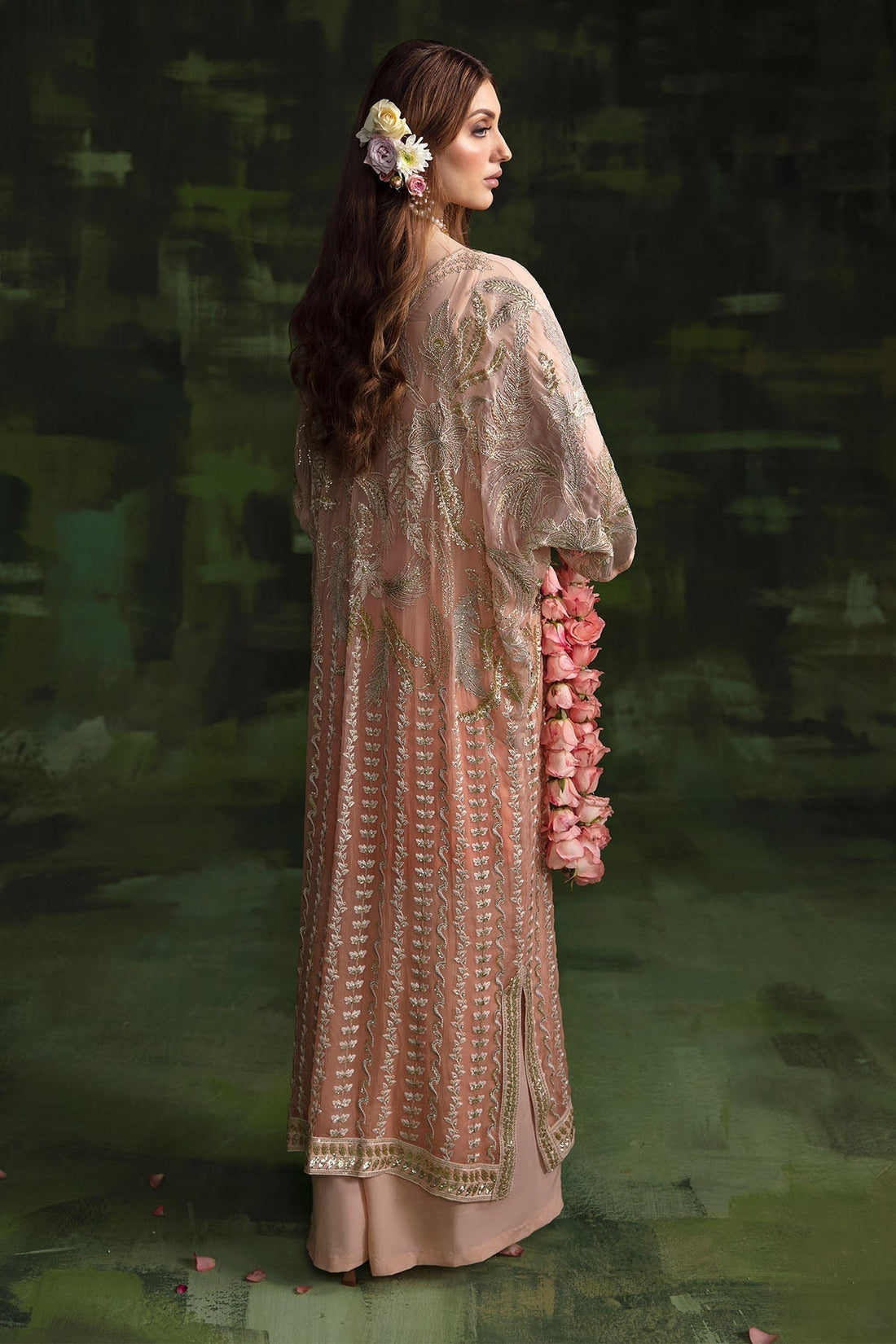 Nureh | Luxury Pret Formals | SHEER PINK - House Of Hania