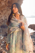 Nureh | Maya Lawn | Mint Dew - House Of Hania