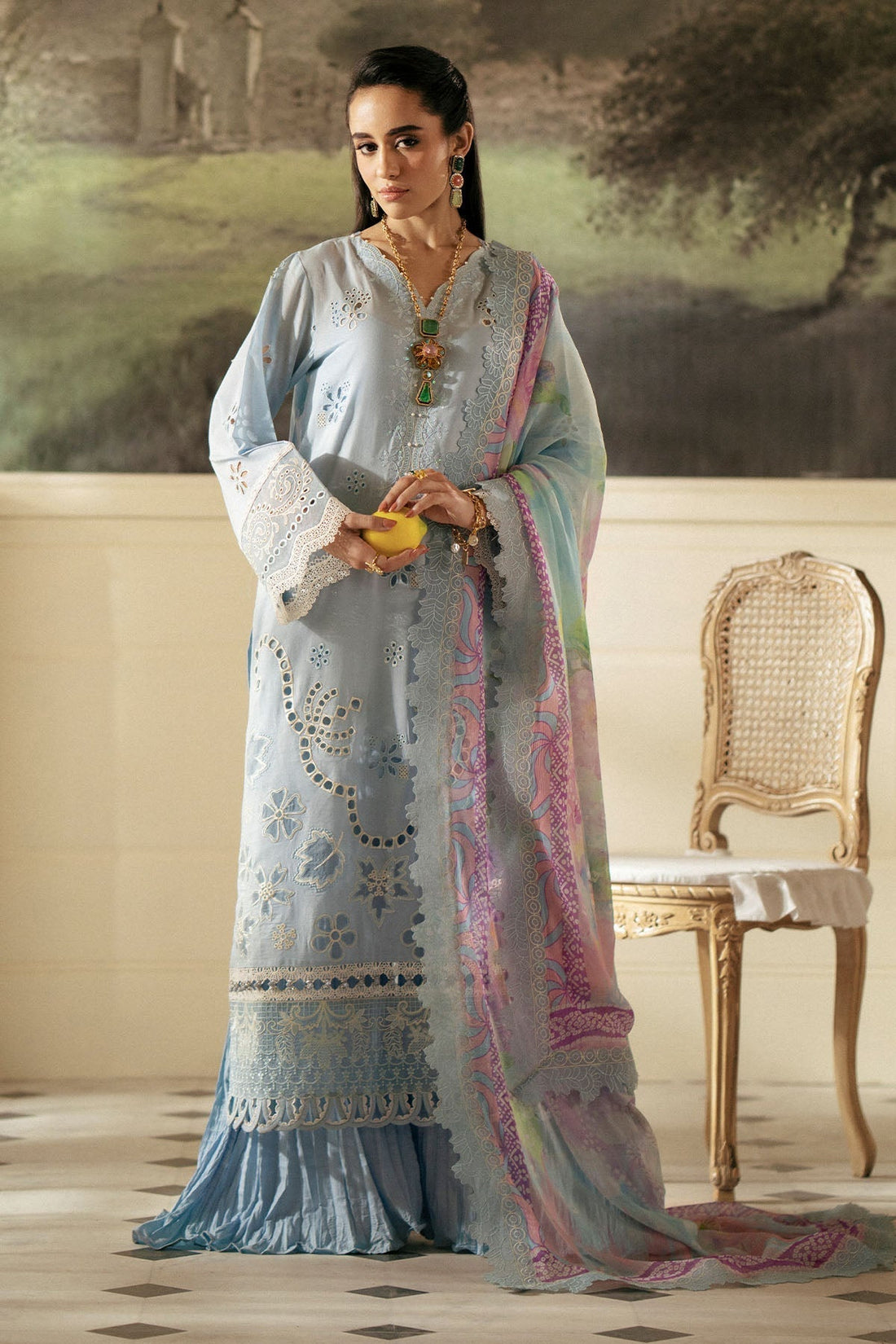 Nureh | Maya Lawn | NS-145 - House Of Hania