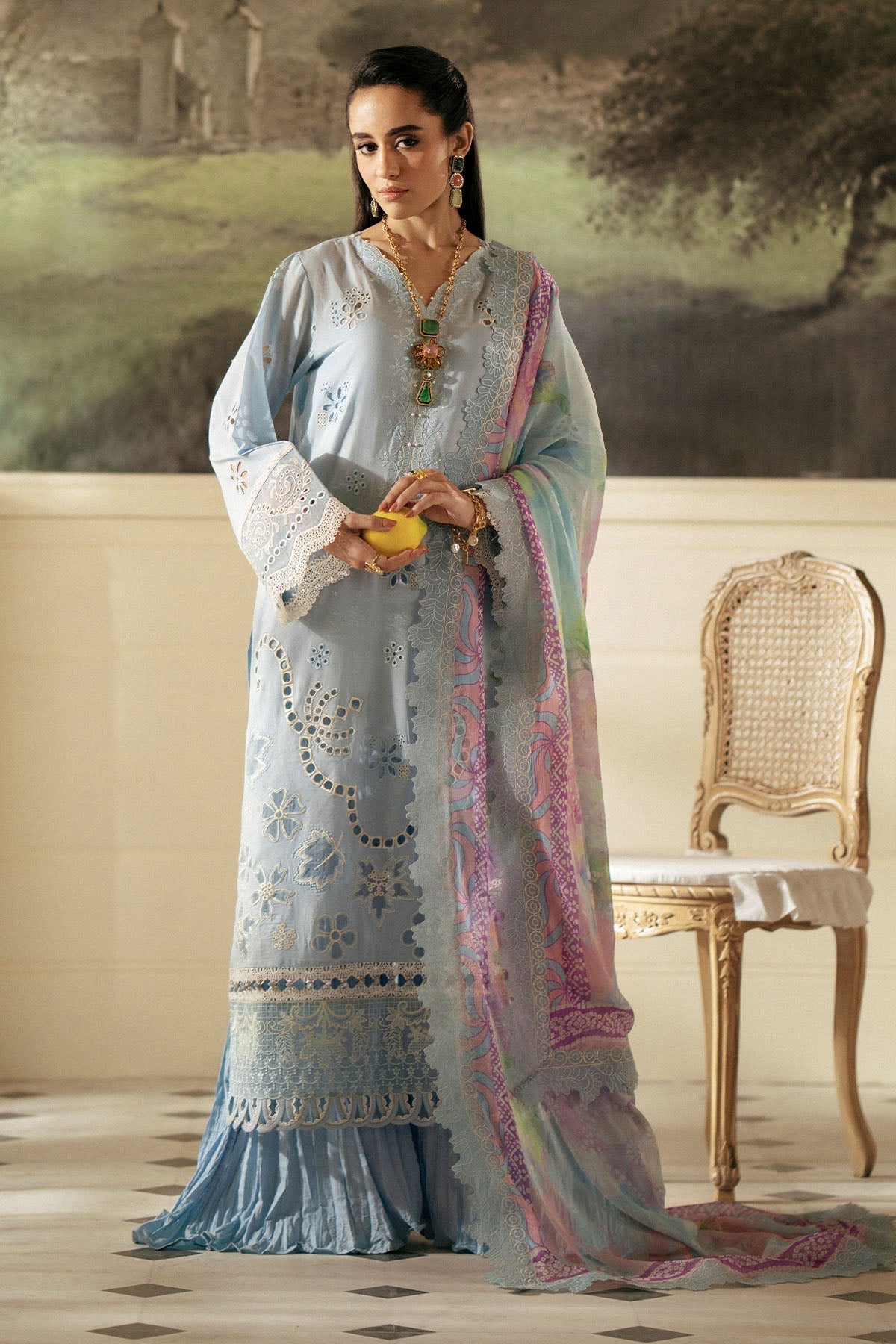 Nureh | Maya Lawn | NS-145 - House Of Hania