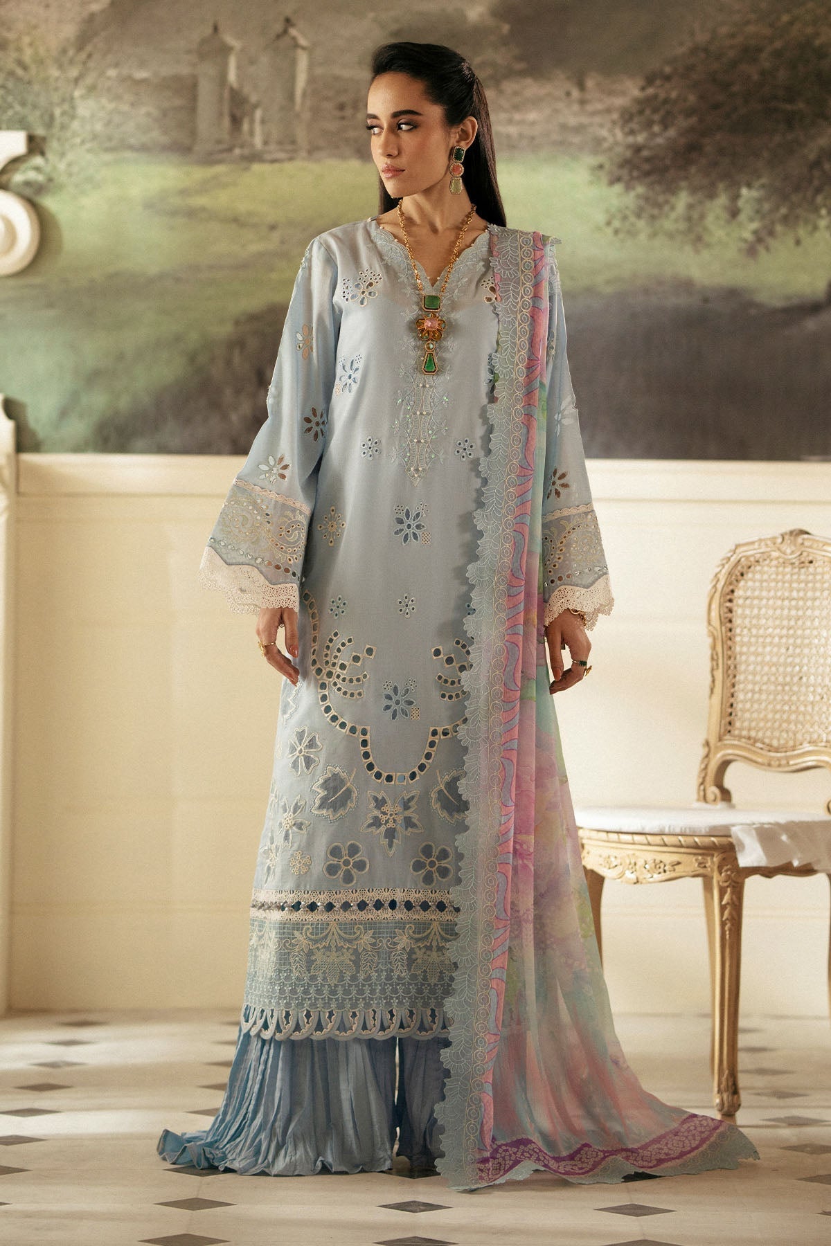 Nureh | Maya Lawn | NS-145 - House Of Hania