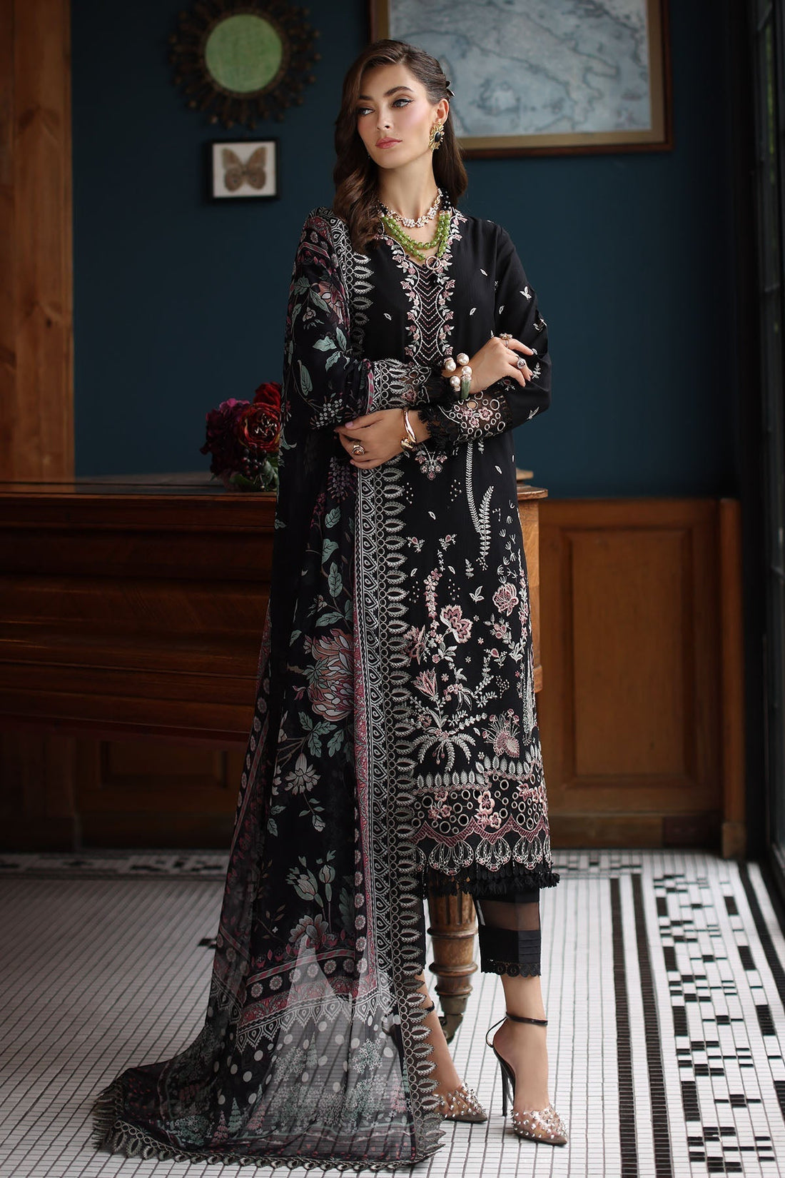 Nureh | Maya Lawn | NS-153 - House Of Hania