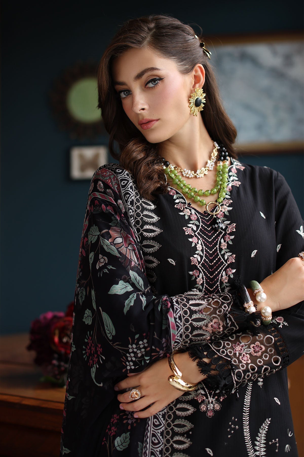 Nureh | Maya Lawn | NS-153 - House Of Hania