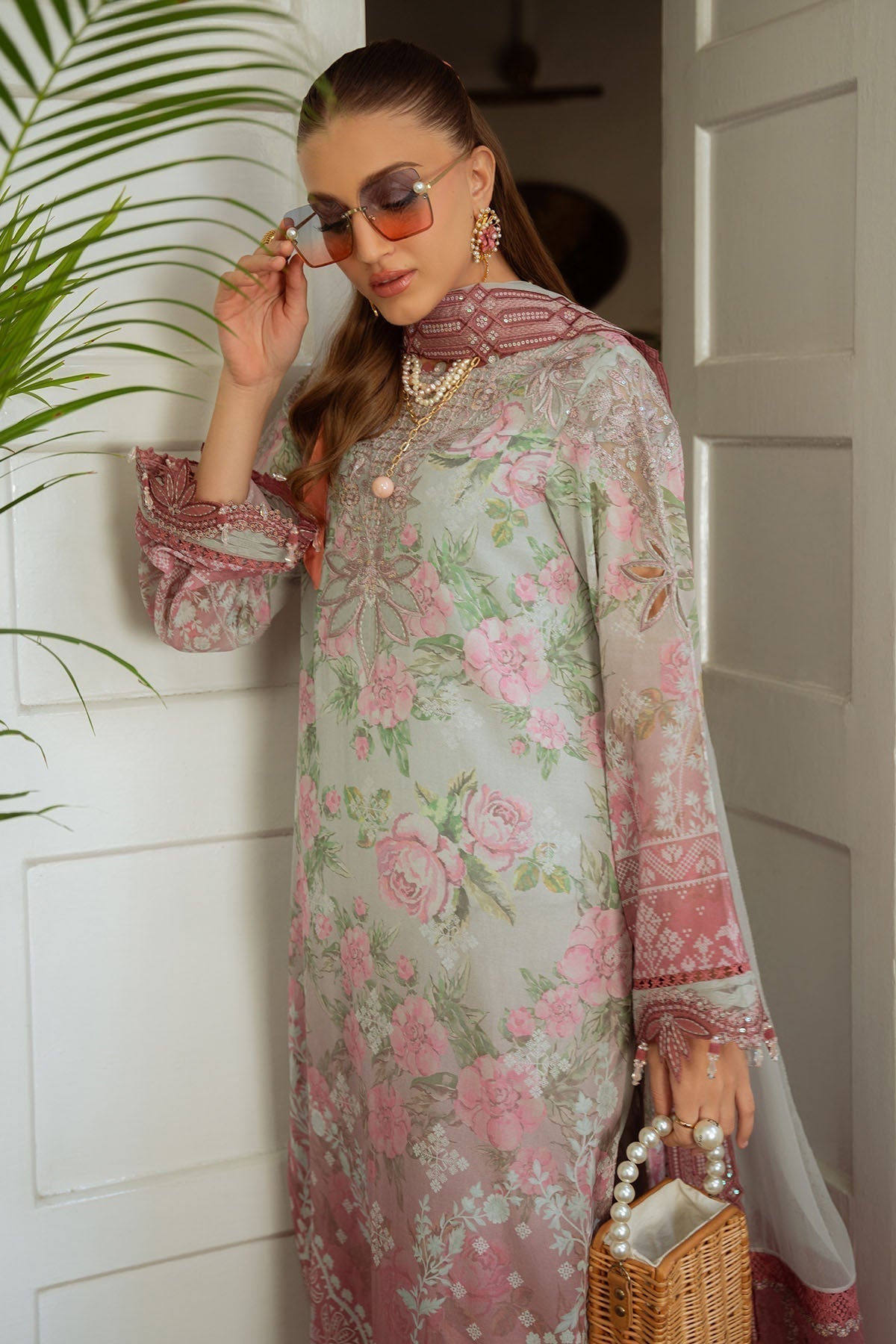 Nureh | Maya Swiss Lawn | NS-147 - House Of Hania