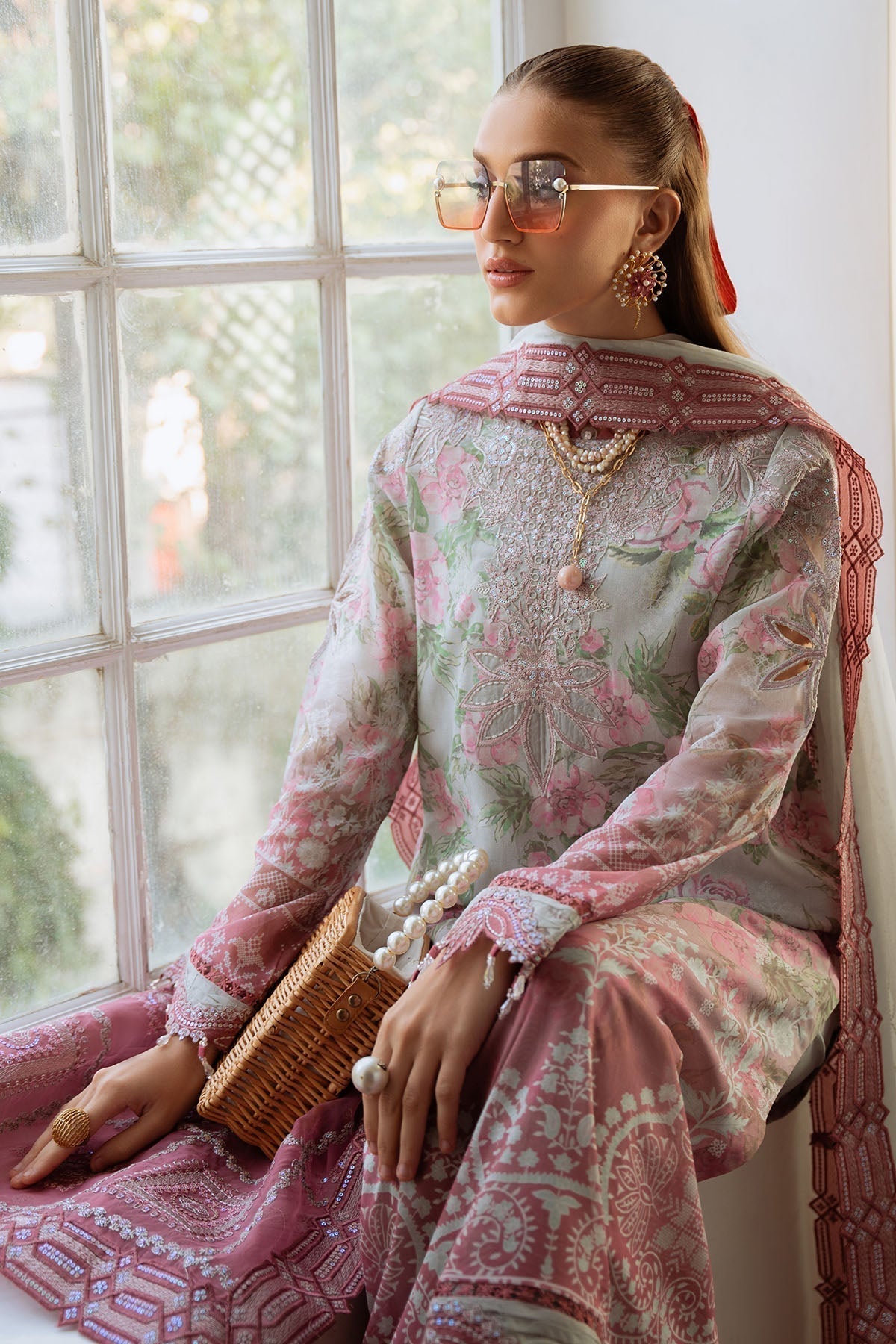 Nureh | Maya Swiss Lawn | NS-147 - House Of Hania