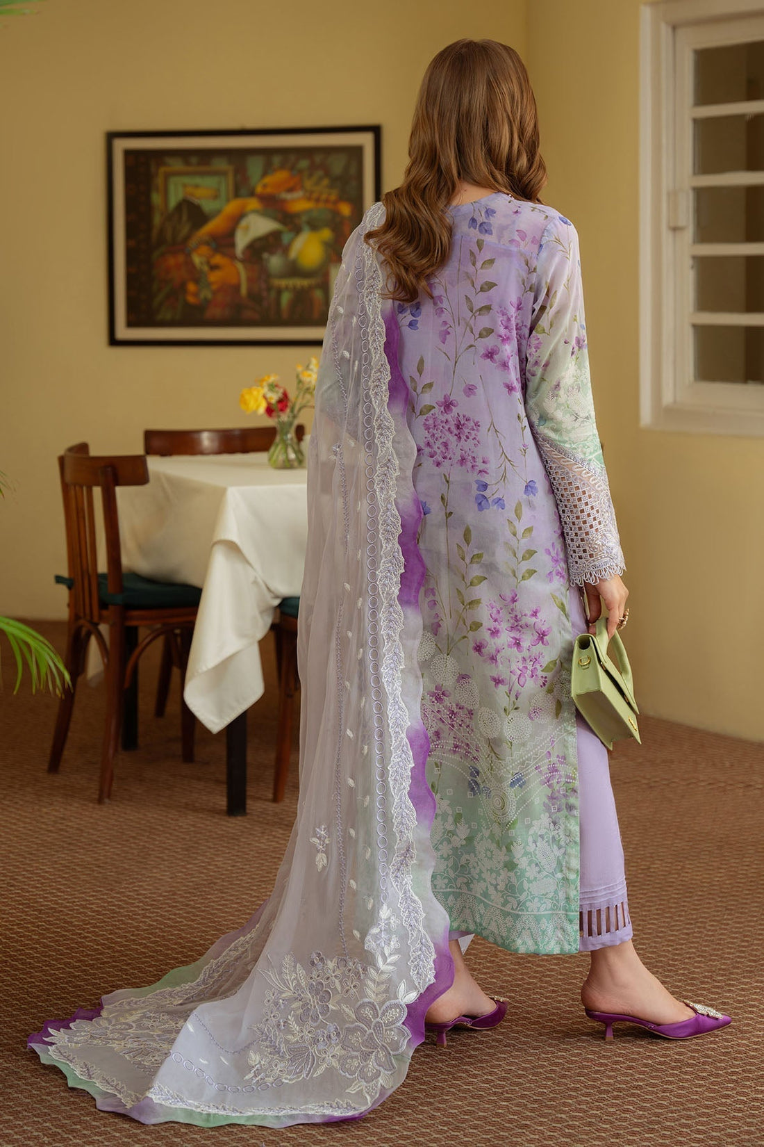 Nureh | Maya Swiss Lawn | NS-148 - House Of Hania