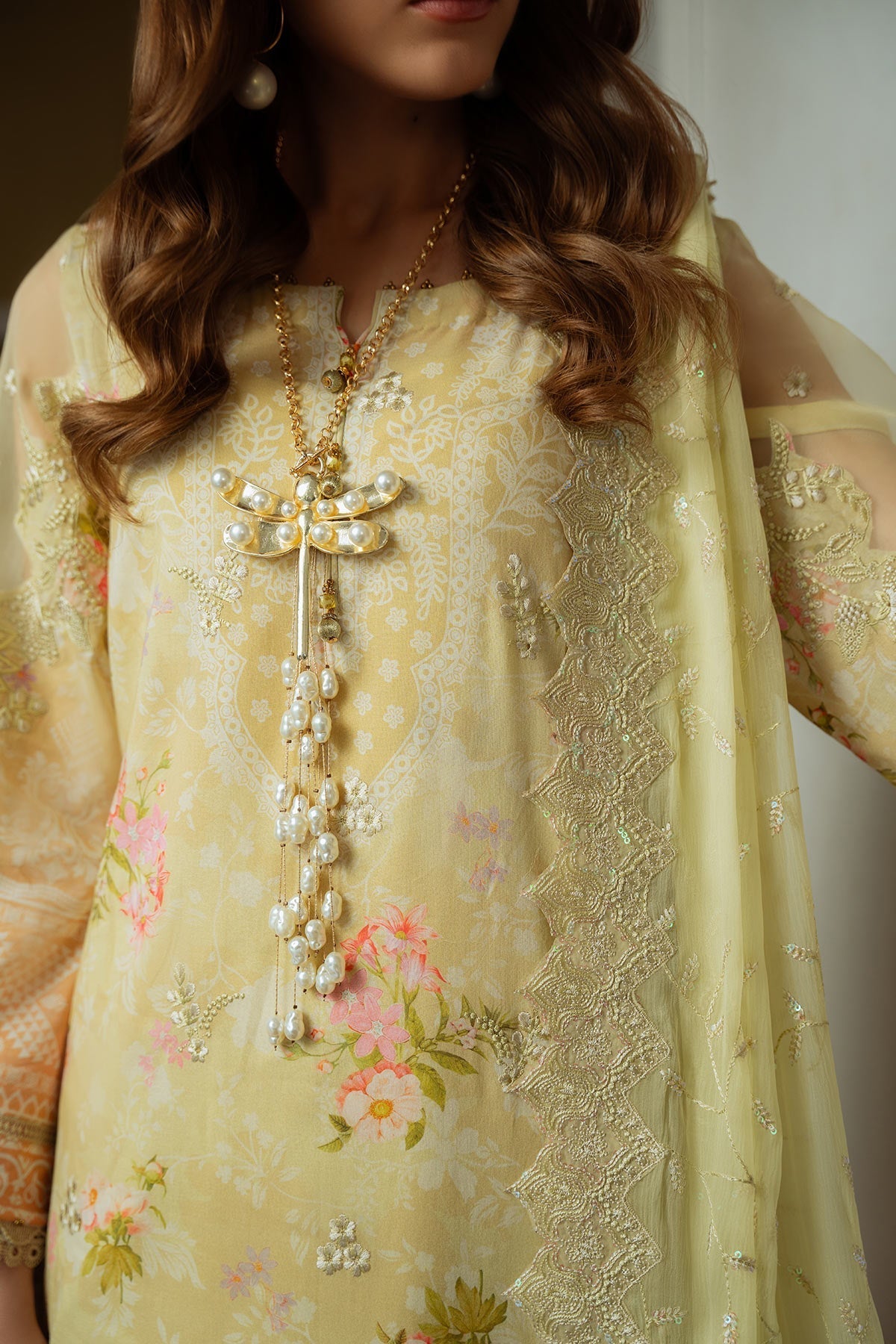 Nureh | Maya Swiss Lawn | NS-149 - House Of Hania