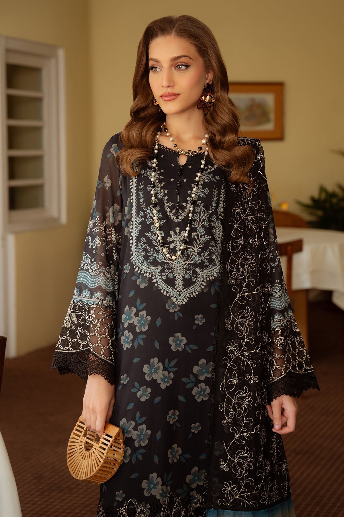 Nureh | Maya Swiss Lawn | NS-151 - House Of Hania