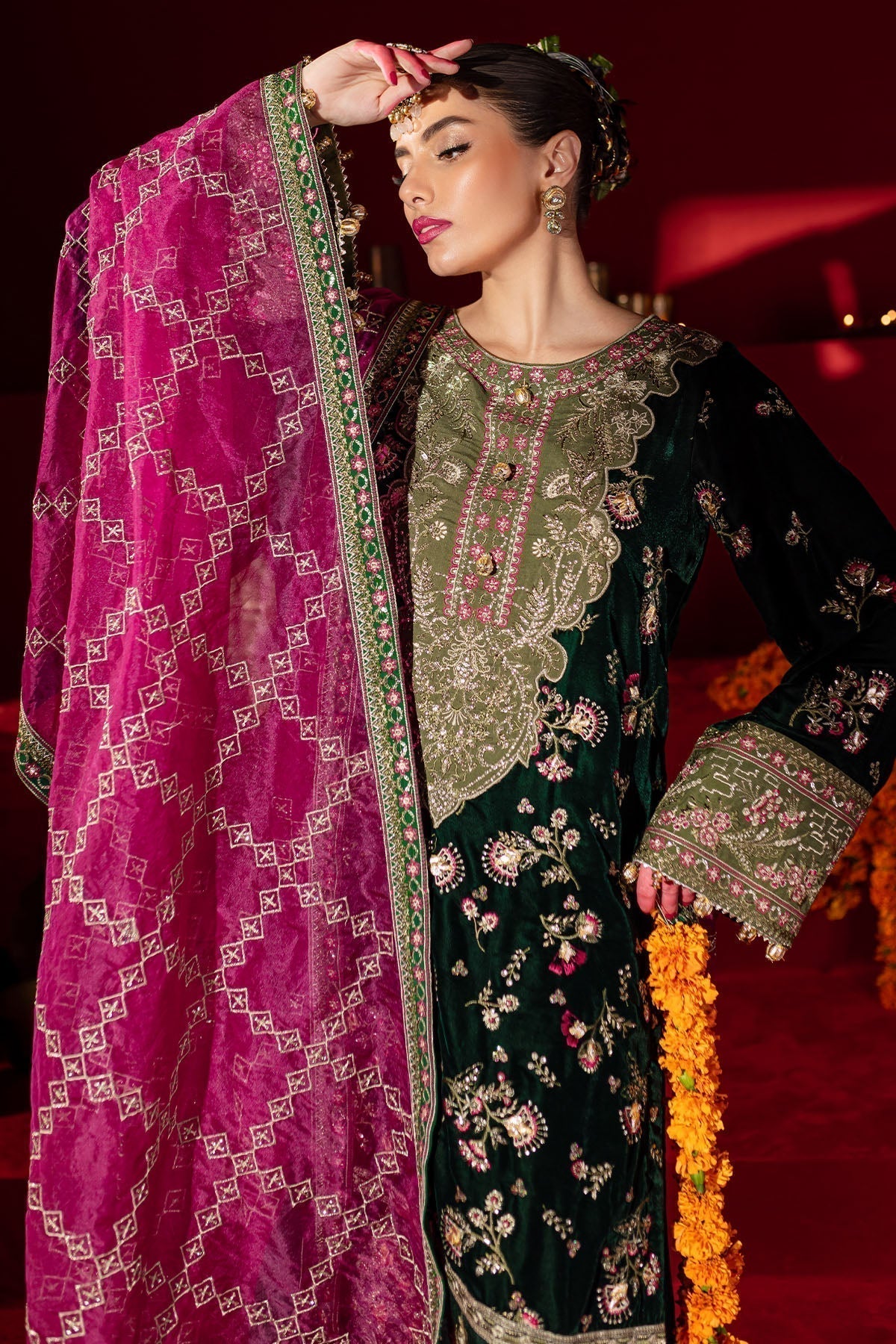 Nureh | Maya Velvet |  NW-88 - House Of Hania