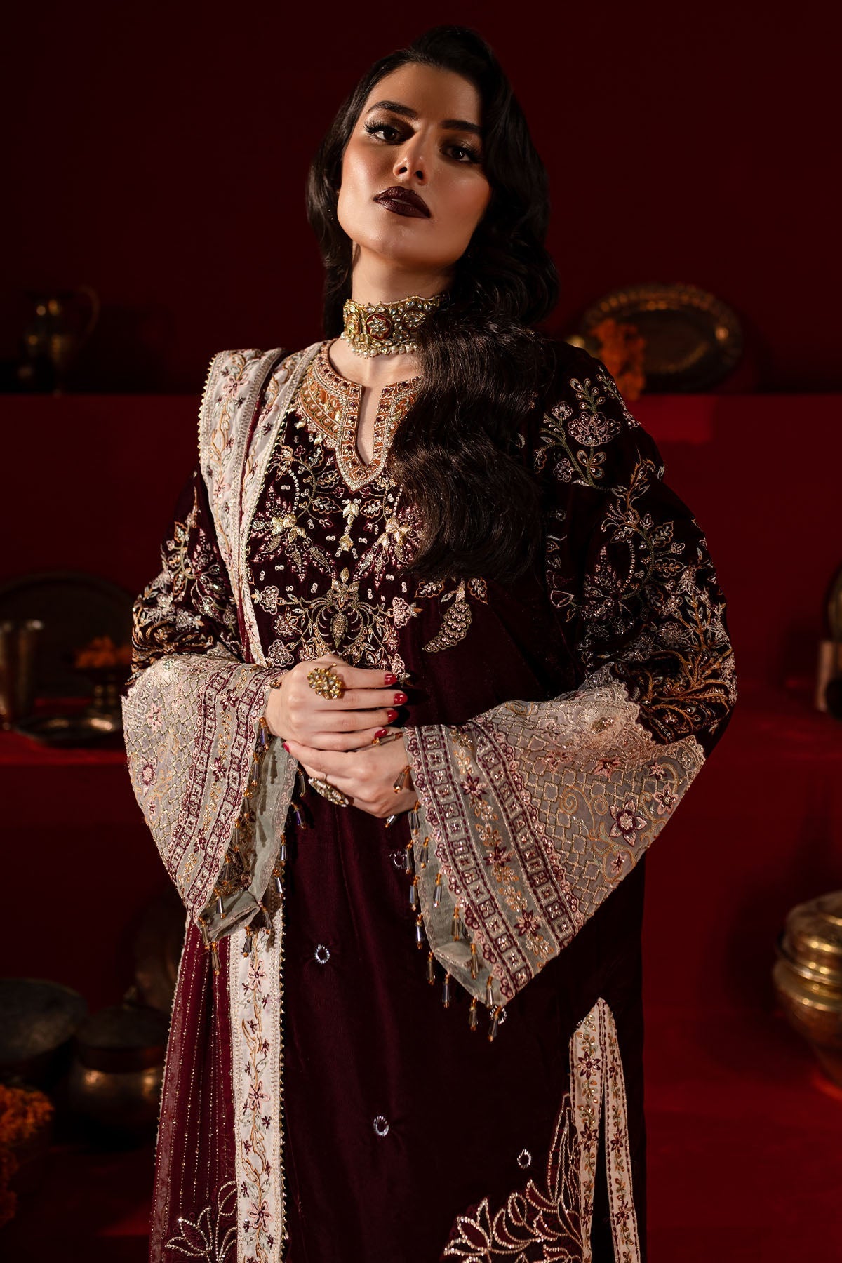 Nureh | Maya Velvet |  NW-89 - House Of Hania