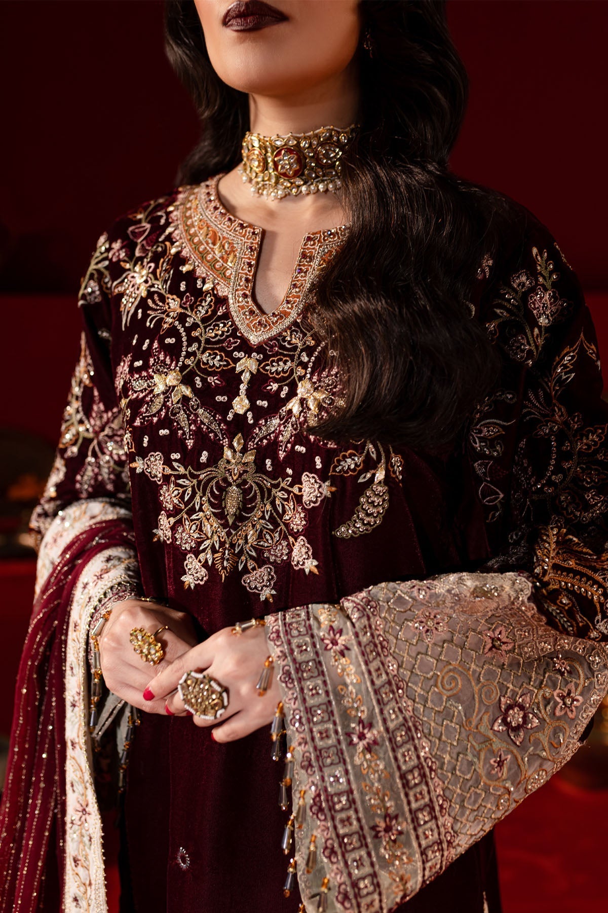 Nureh | Maya Velvet |  NW-89 - House Of Hania