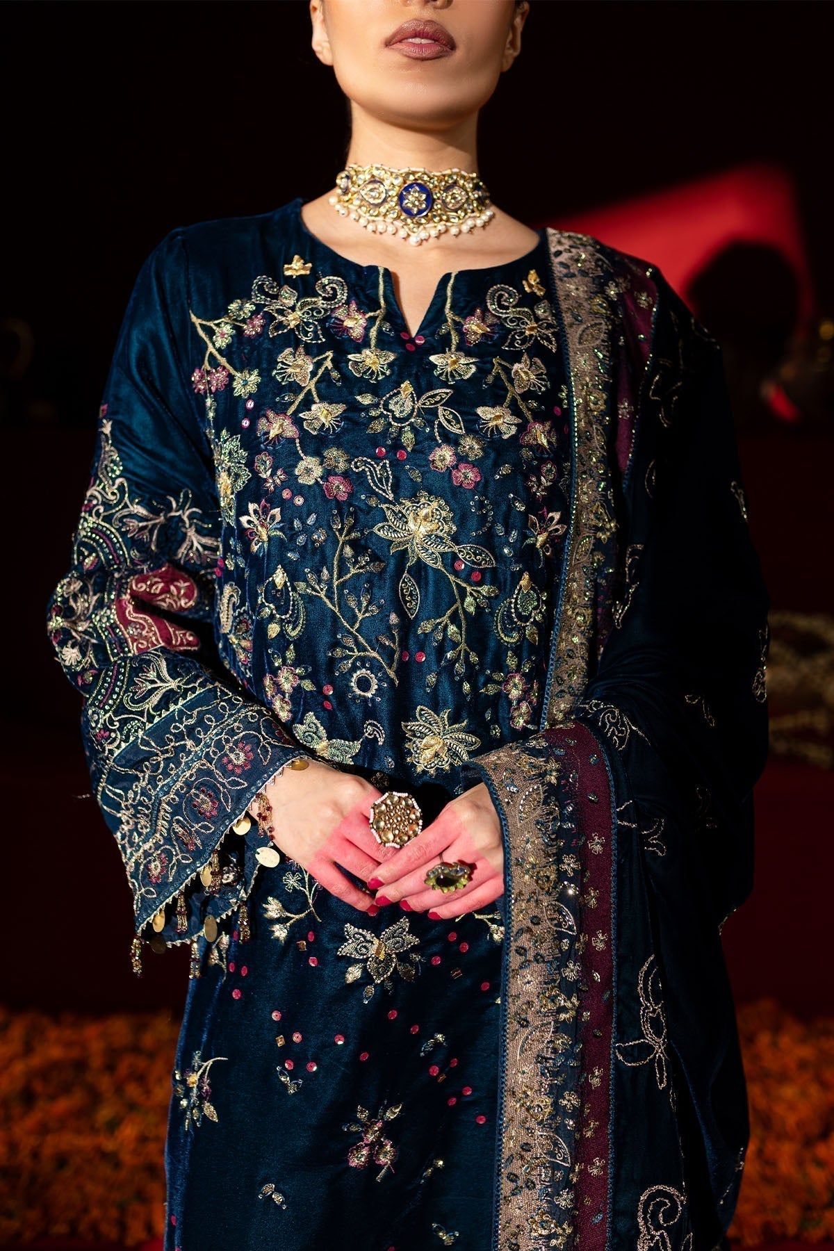 Nureh | Maya Velvet |  NW-90 - House Of Hania