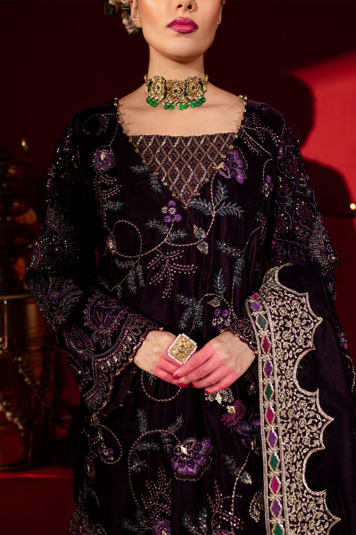 Nureh | Maya Velvet |  NW-91 - House Of Hania