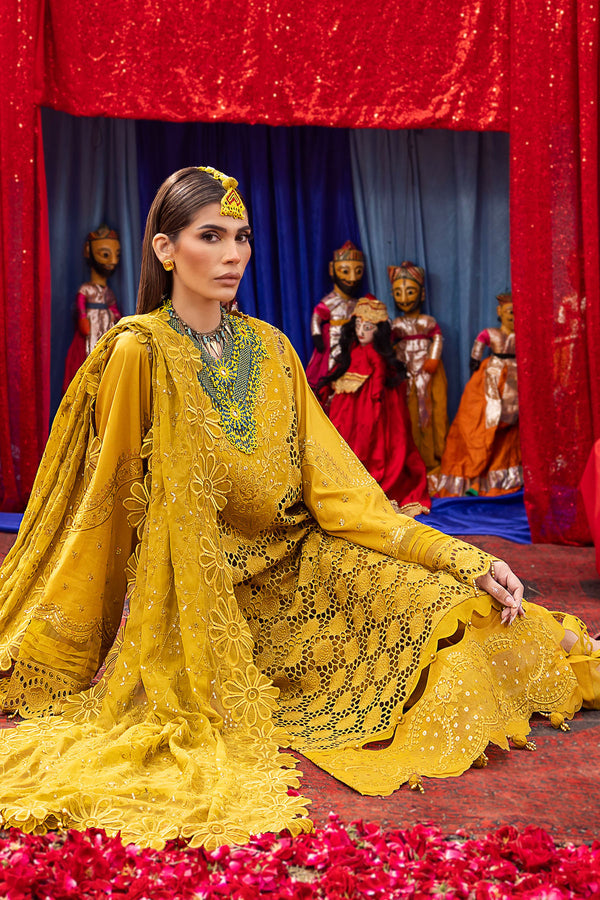 Nureh | Mela Luxury Lawn | NDS-100 - House Of Hania