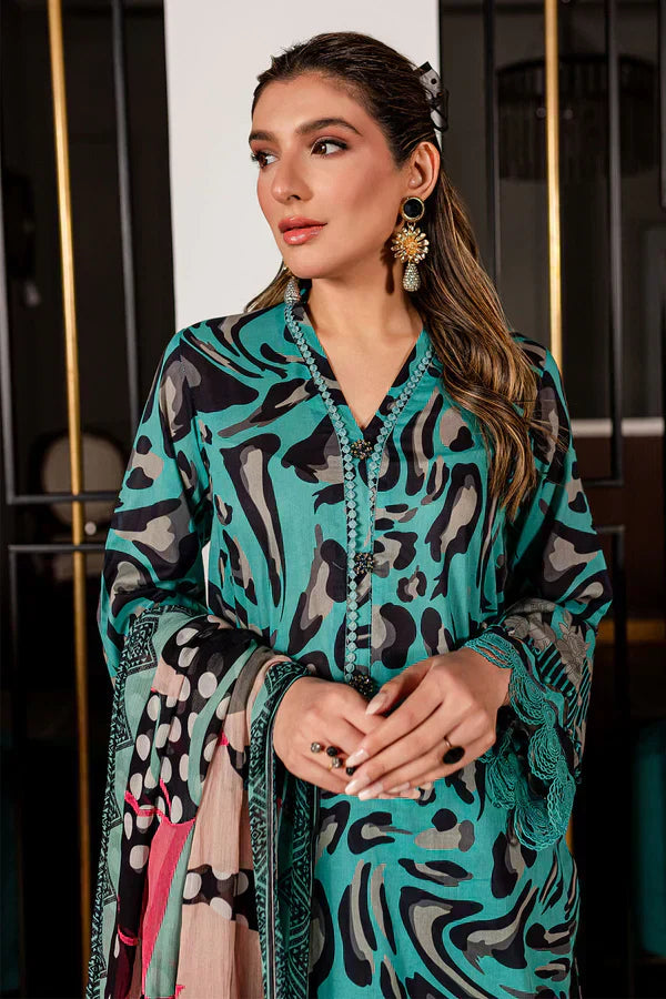 Nureh | Printed Lawn 24 | SP-95 - House Of Hania