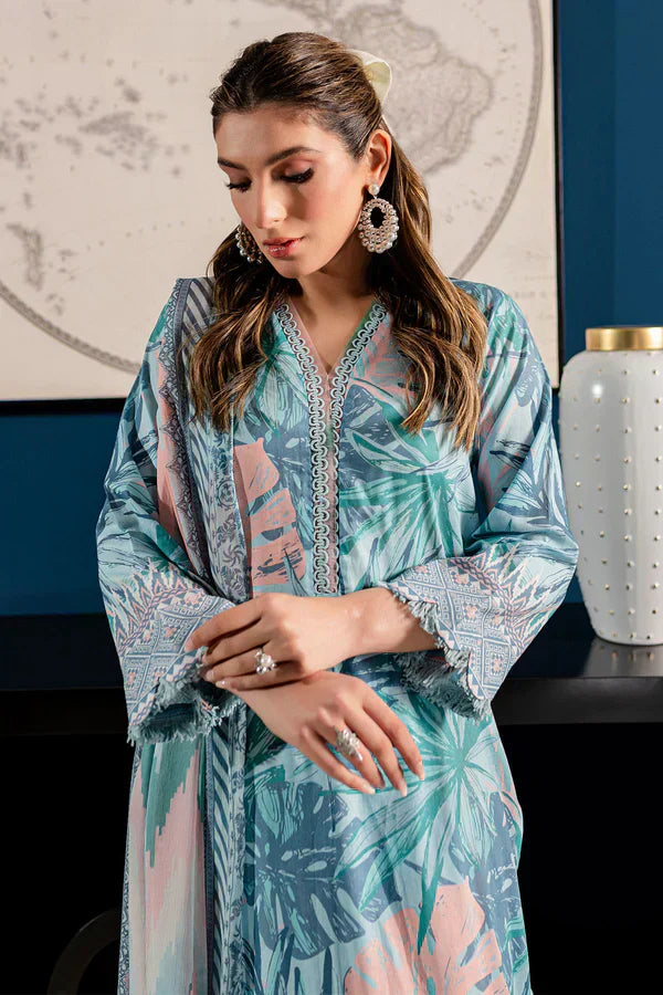 Nureh | Printed Lawn 24 | SP-96 - House Of Hania