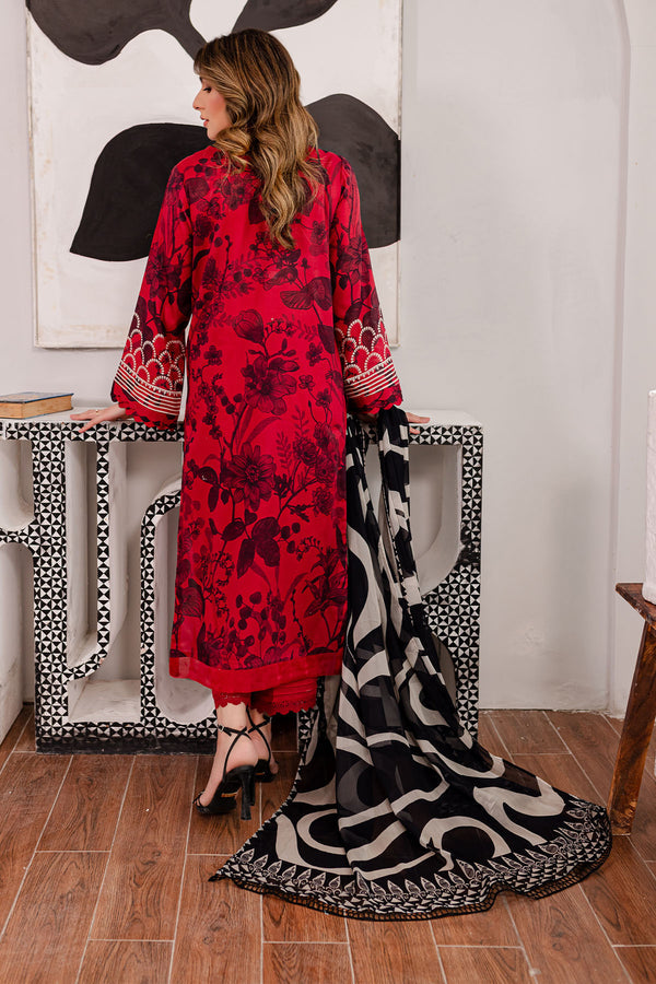 Nureh | Printed Lawn | SP-100 - House Of Hania