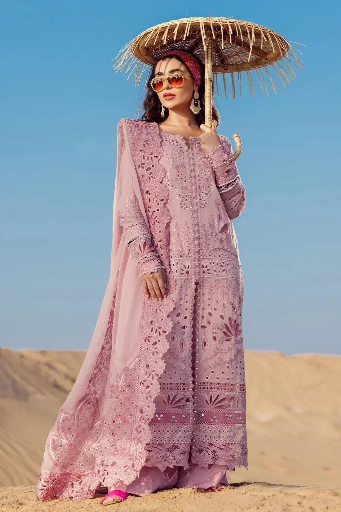Nureh | Sehra Swiss Voil Lawn | CARNIVAL - NE-73 - House Of Hania
