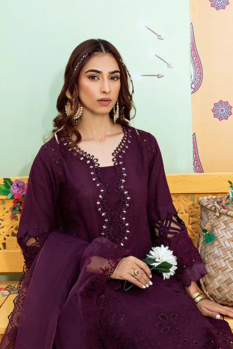 Nureh | Shades Of Summer | PURPLE DEW - House Of Hania