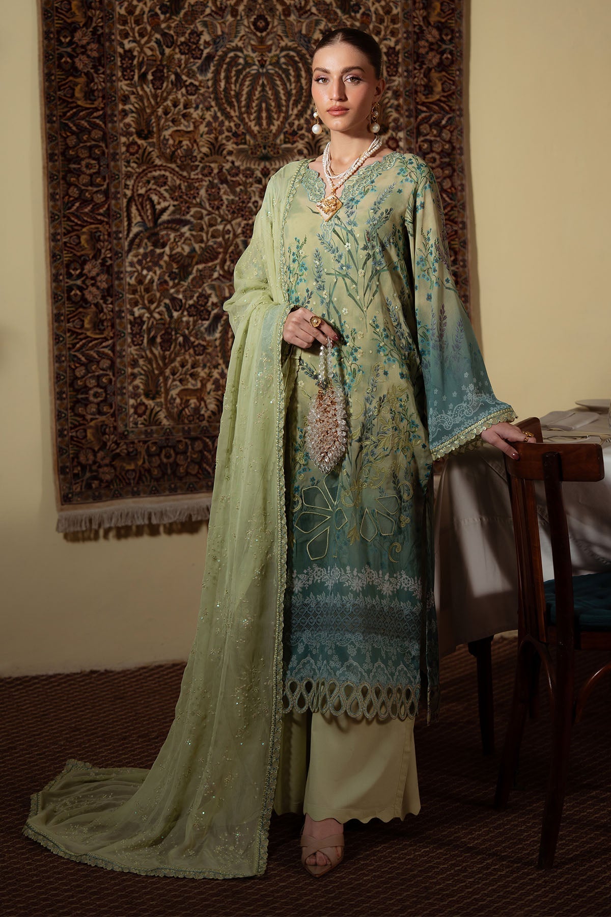 Nureh | Swiss Lawn | NS-161 - House Of Hania