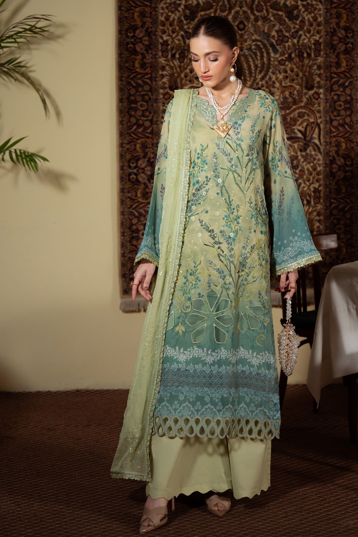 Nureh | Swiss Lawn | NS-161 - House Of Hania