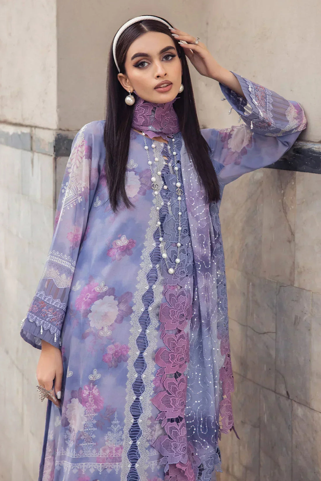 Nureh | Swiss Prints | NS-119 - House Of Hania