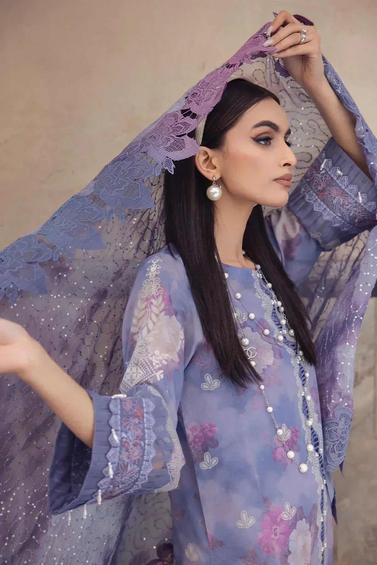Nureh | Swiss Prints | NS-119 - House Of Hania