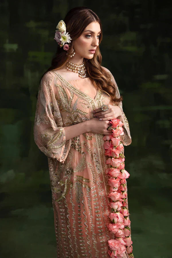 Nureh | Wedding Formals 24 | Sheer Pink - House Of Hania