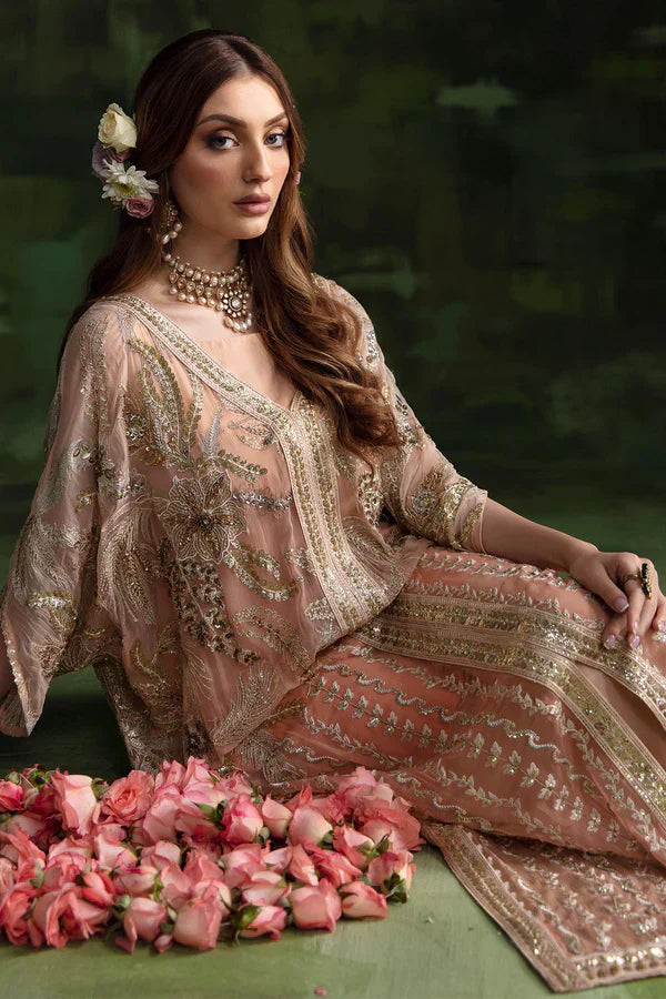 Nureh | Wedding Formals 24 | Sheer Pink - House Of Hania